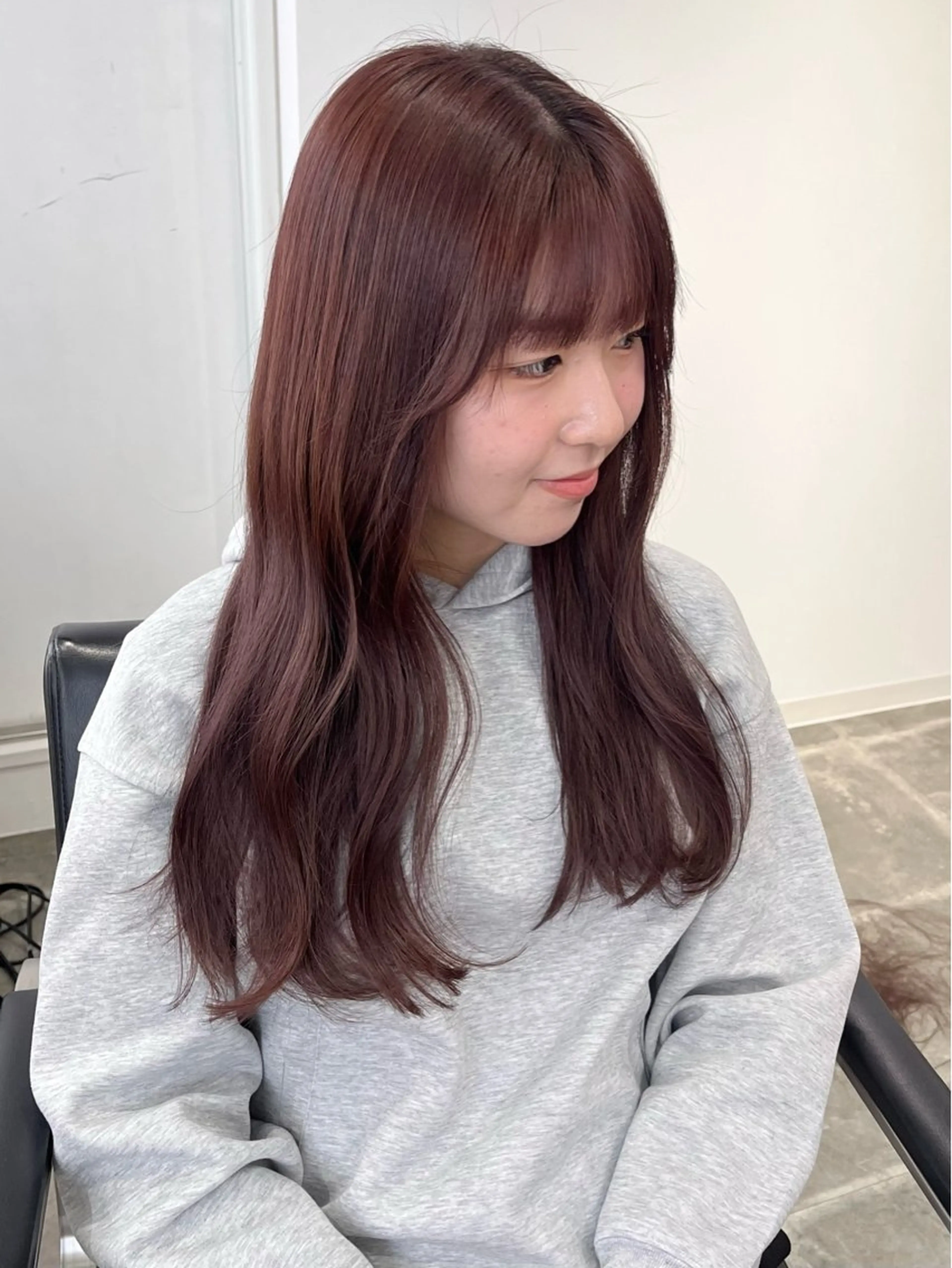 ロング カラー ヘアアレンジ ブリーチ ダブルカラー ブリーチなしカラー カット ヘアカラー トリートメント ena/ブリーチなし 透明感・レイヤー🎀のヘアスタイル