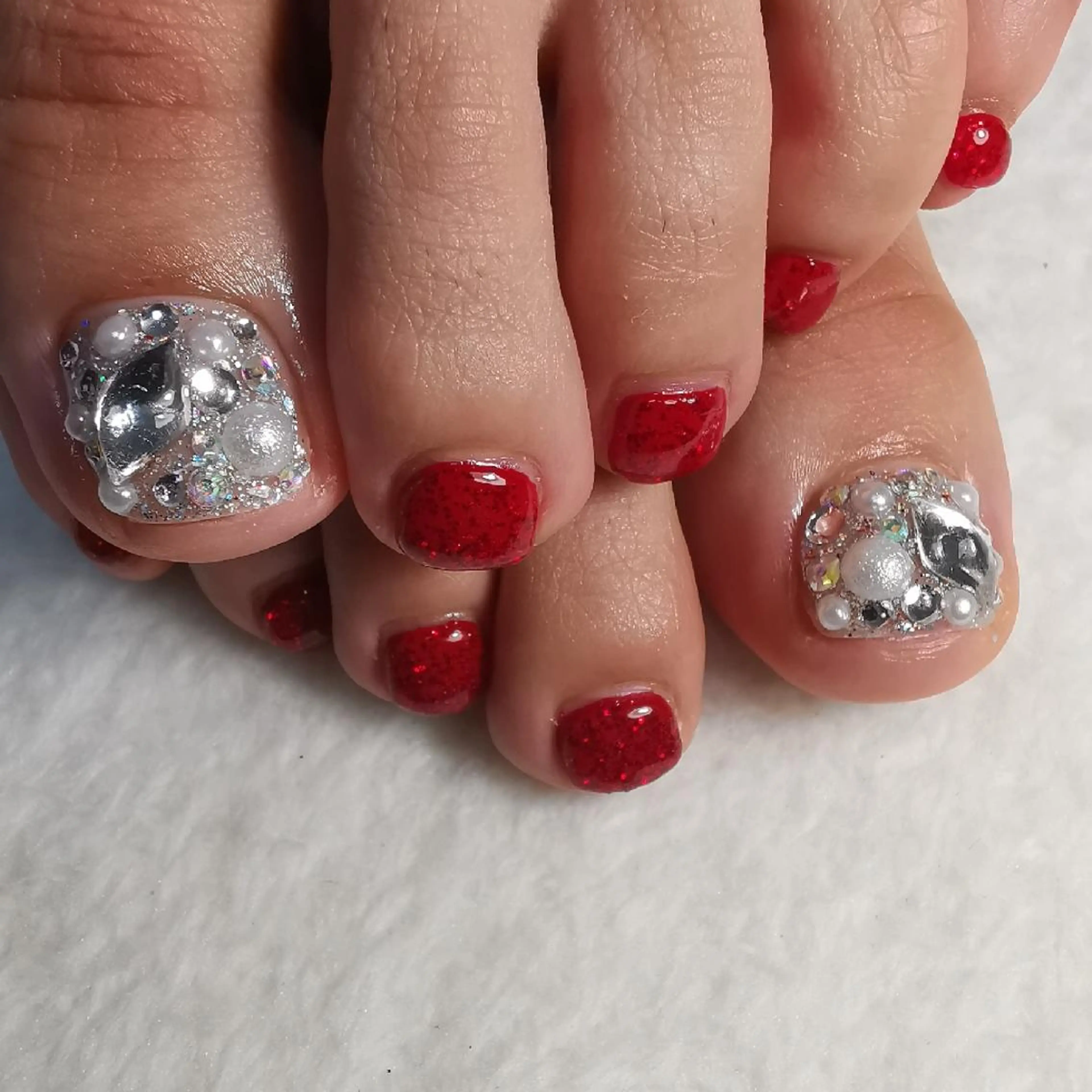 ネイル 持ち込み フットネイル reve あやののネイルデザイン