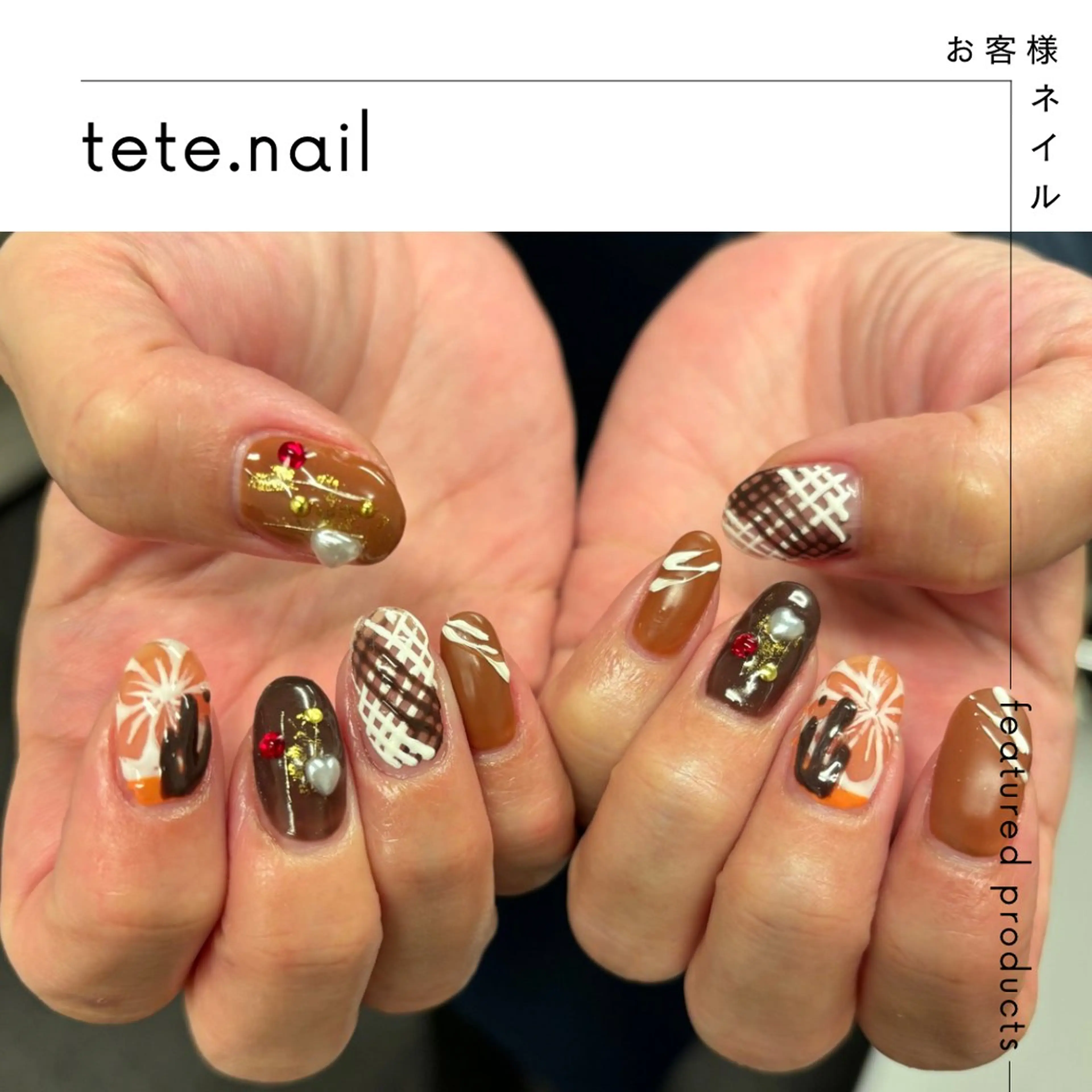 ネイル ハンドネイル tete. nailのネイルデザイン