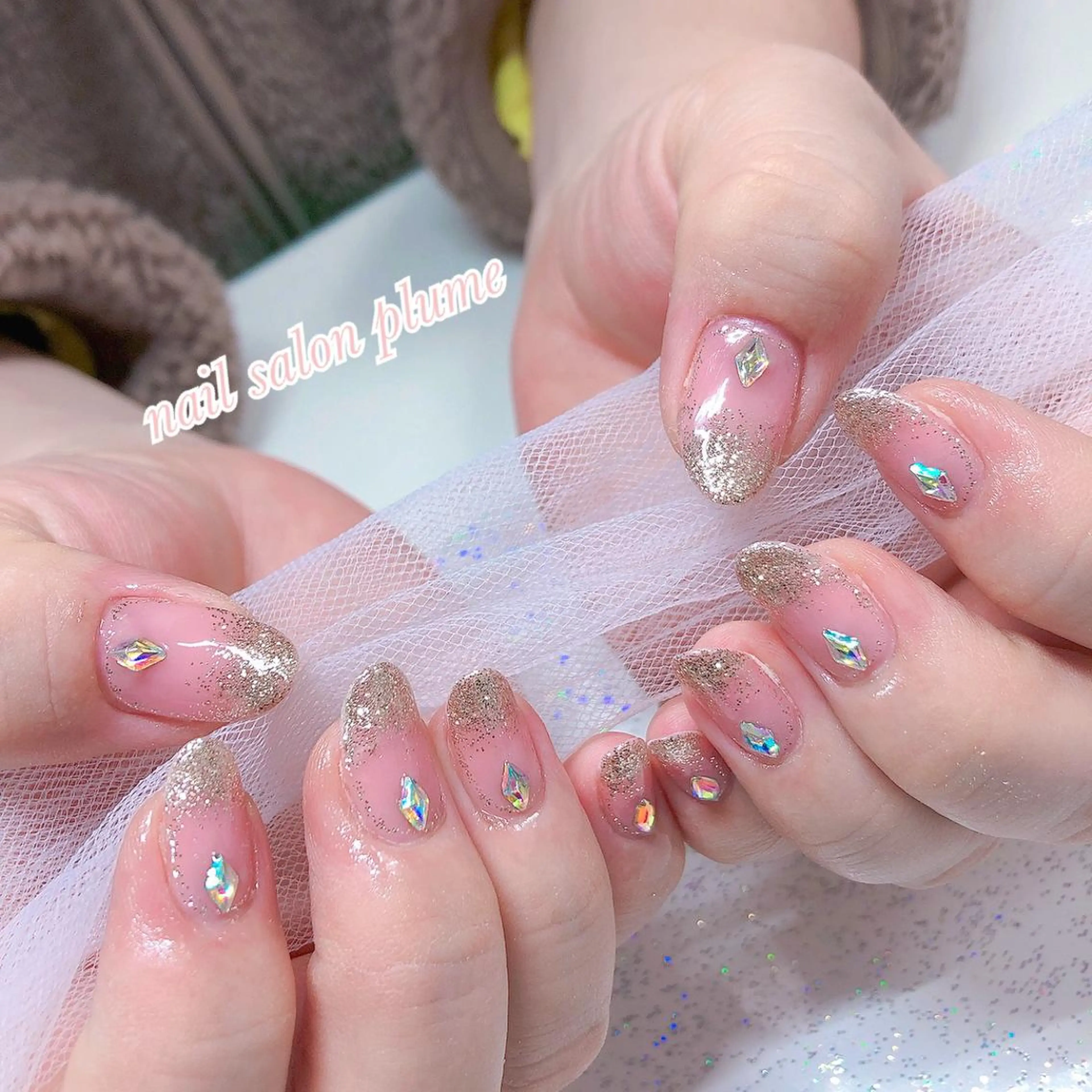 ネイル ハンドネイル plume nail ☆韓国ネイルのネイルデザイン