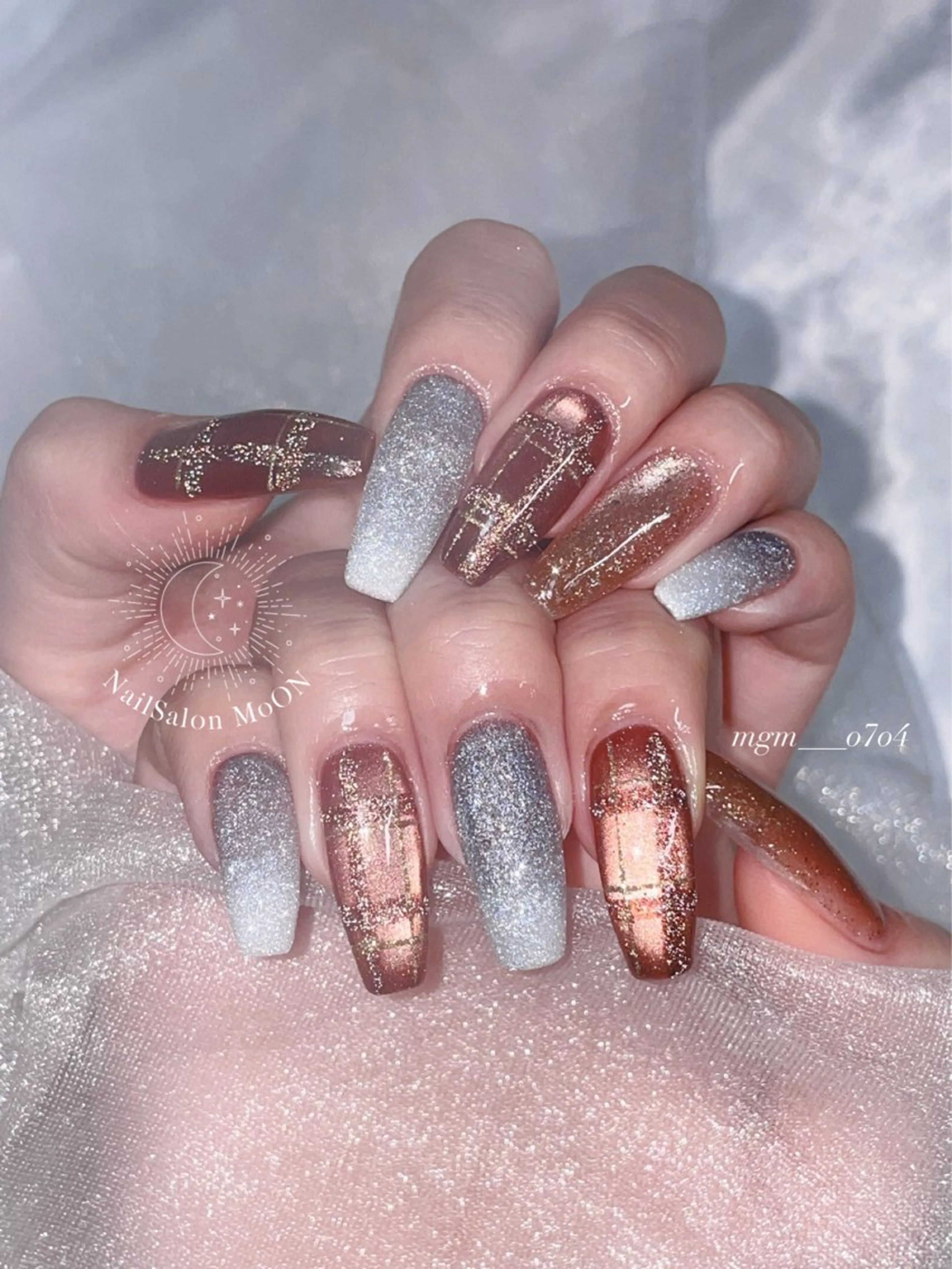 ネイル ハンドネイル ハンドケア MoON...❤︎ MeGuのネイルデザイン
