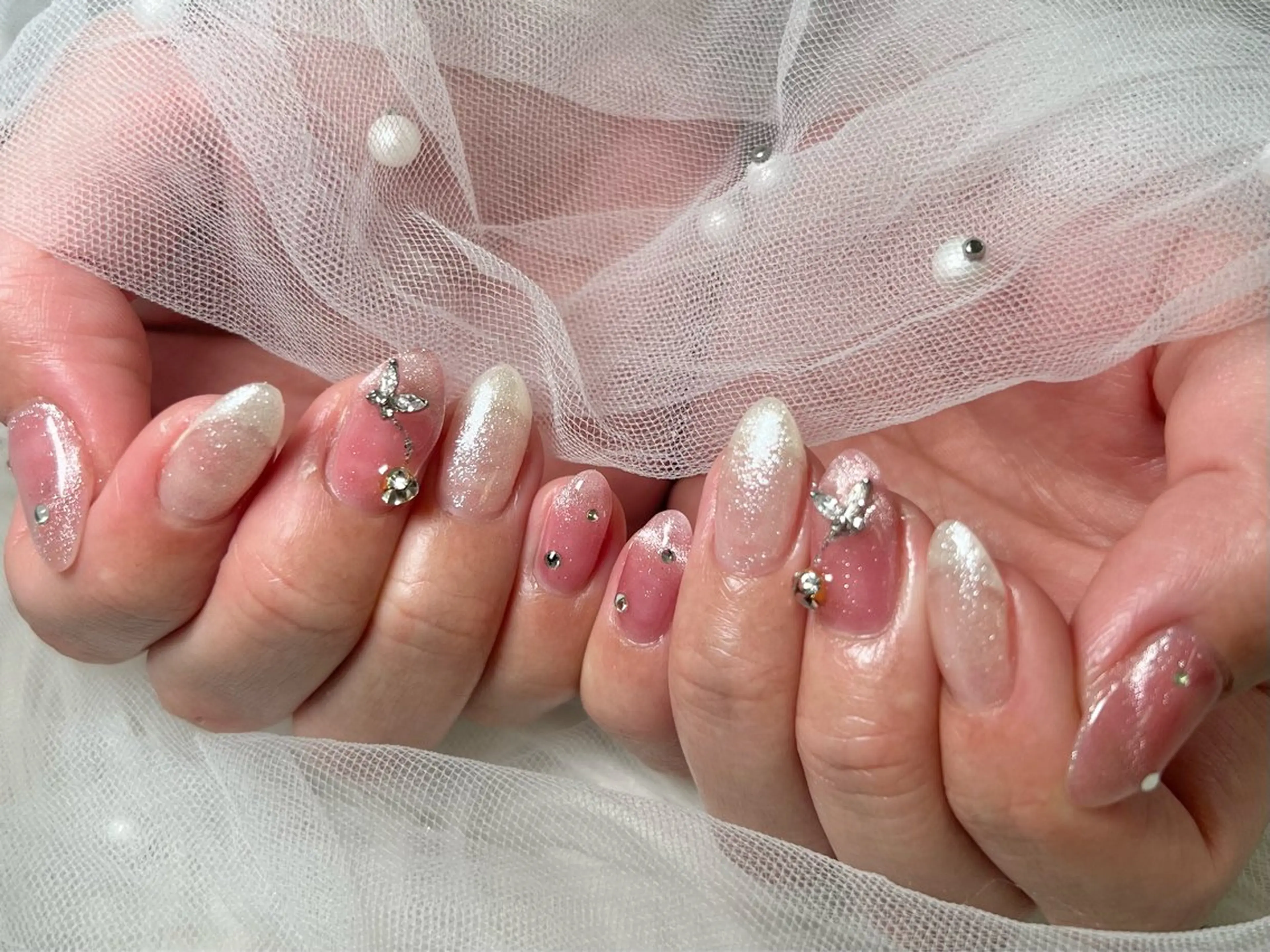 ネイル 韓国ネイル ワンホンネイル ハンドネイル alien girl所属・byul nails ビョルネイルのネイルデザイン