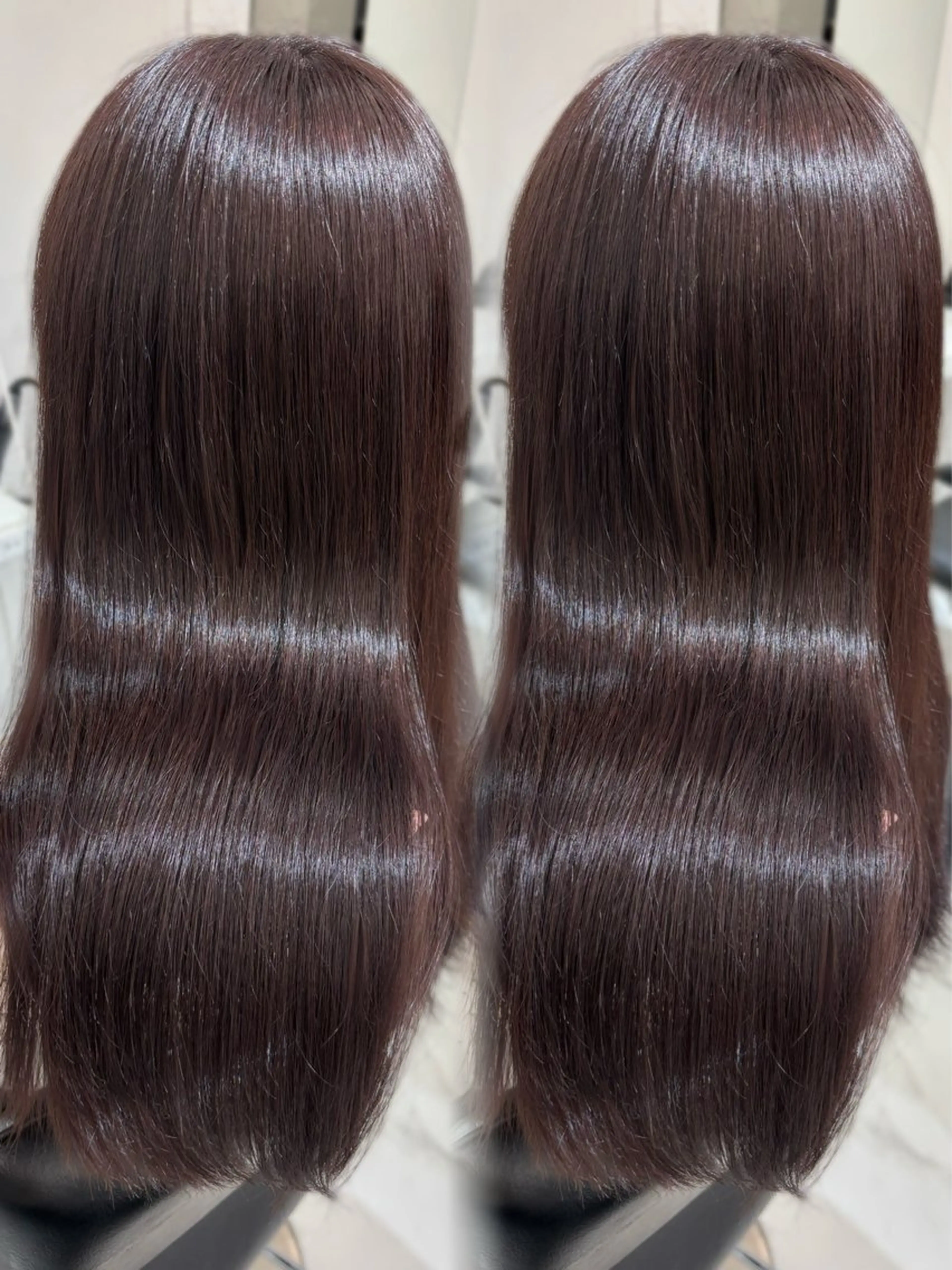 セミロング カラー ブリーチ ブラウンカラー ダブルカラー ラベンダーカラー ラベンダーブラウン カット ヘアカラー トリートメント 盛れる顔周り🤍渋谷 Risa🎀のヘアスタイル