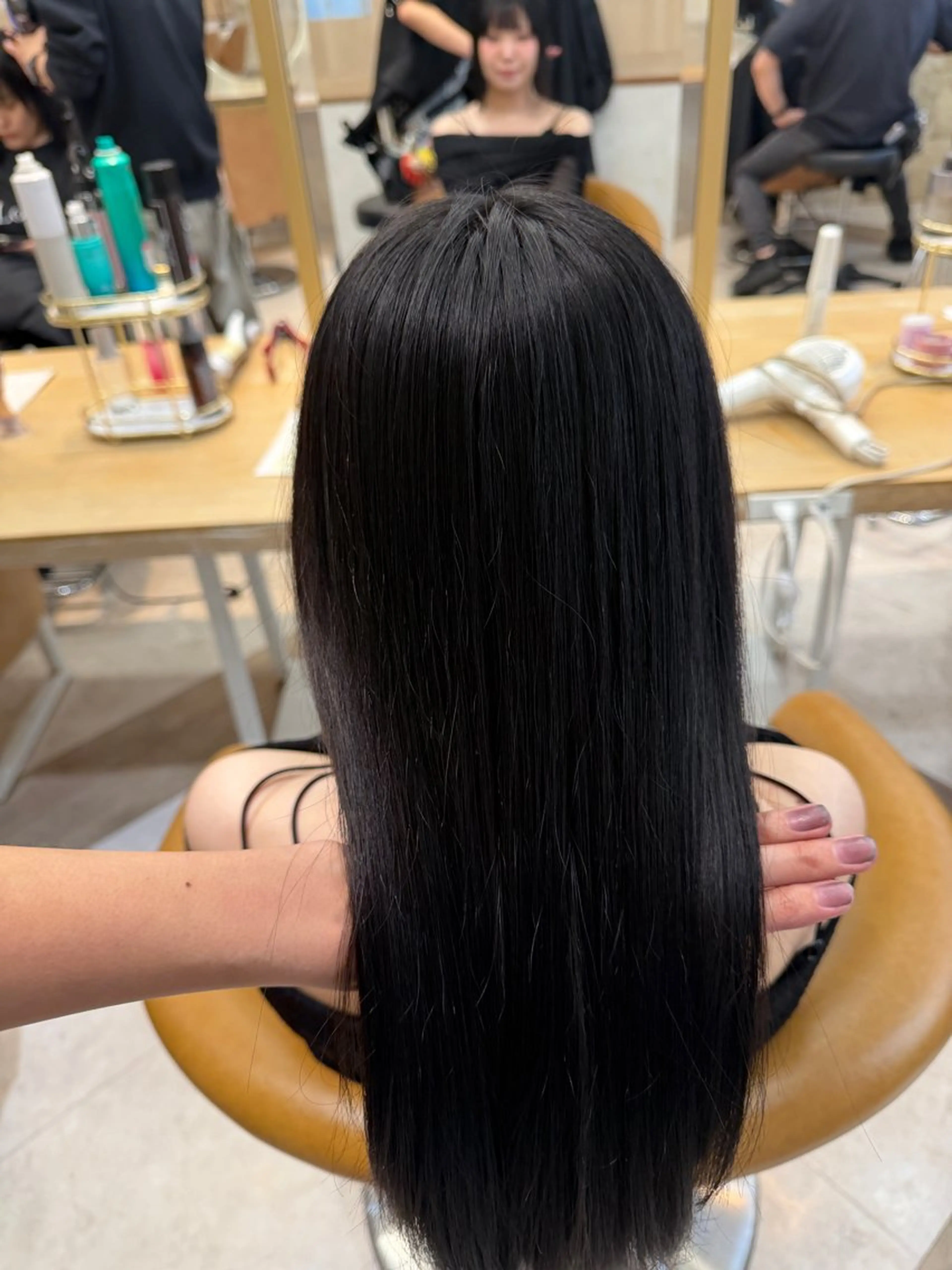 ロング 縮毛矯正 橋本 りくのヘアスタイル