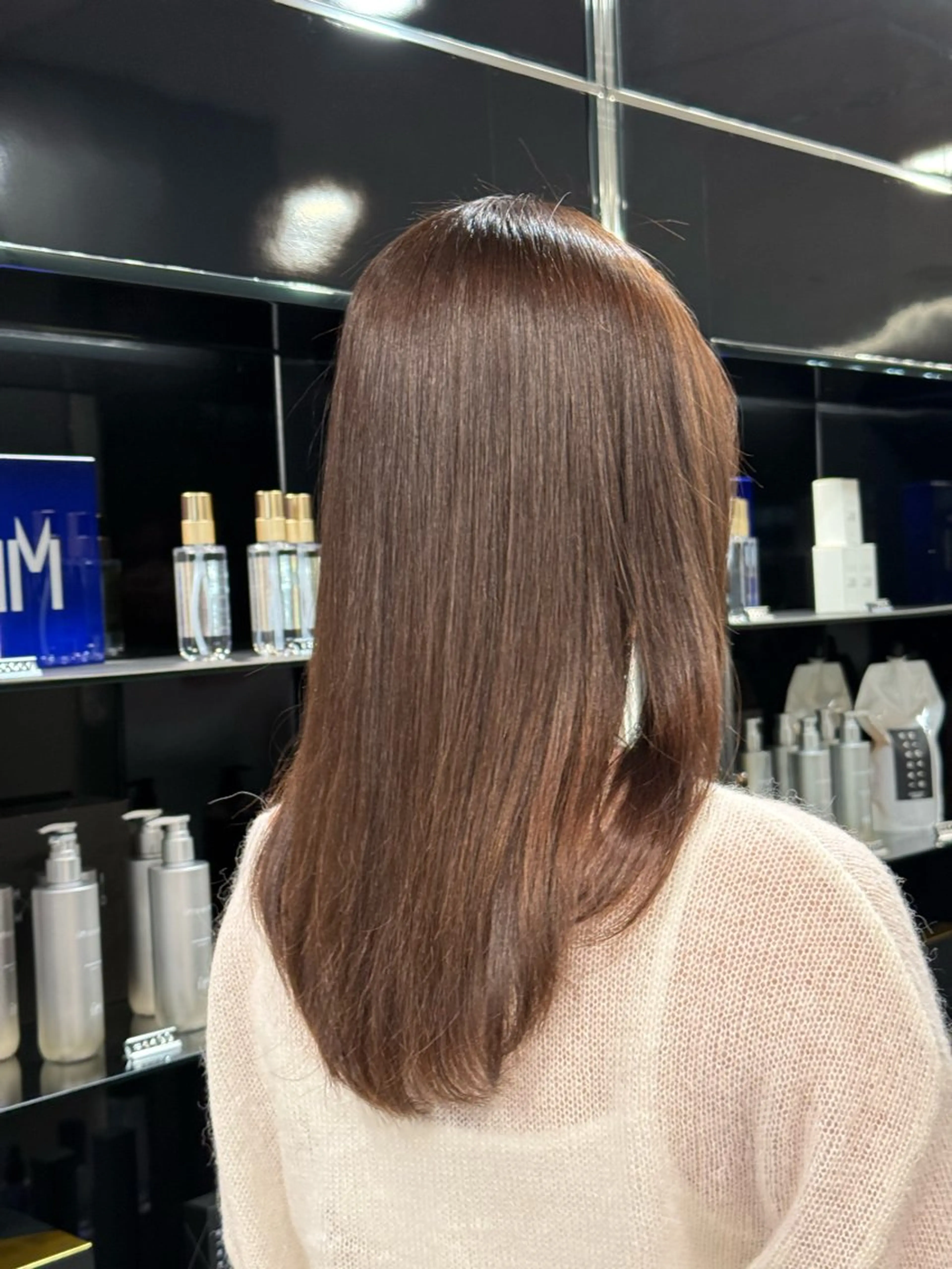 セミロング 三輪 隼大のヘアスタイル