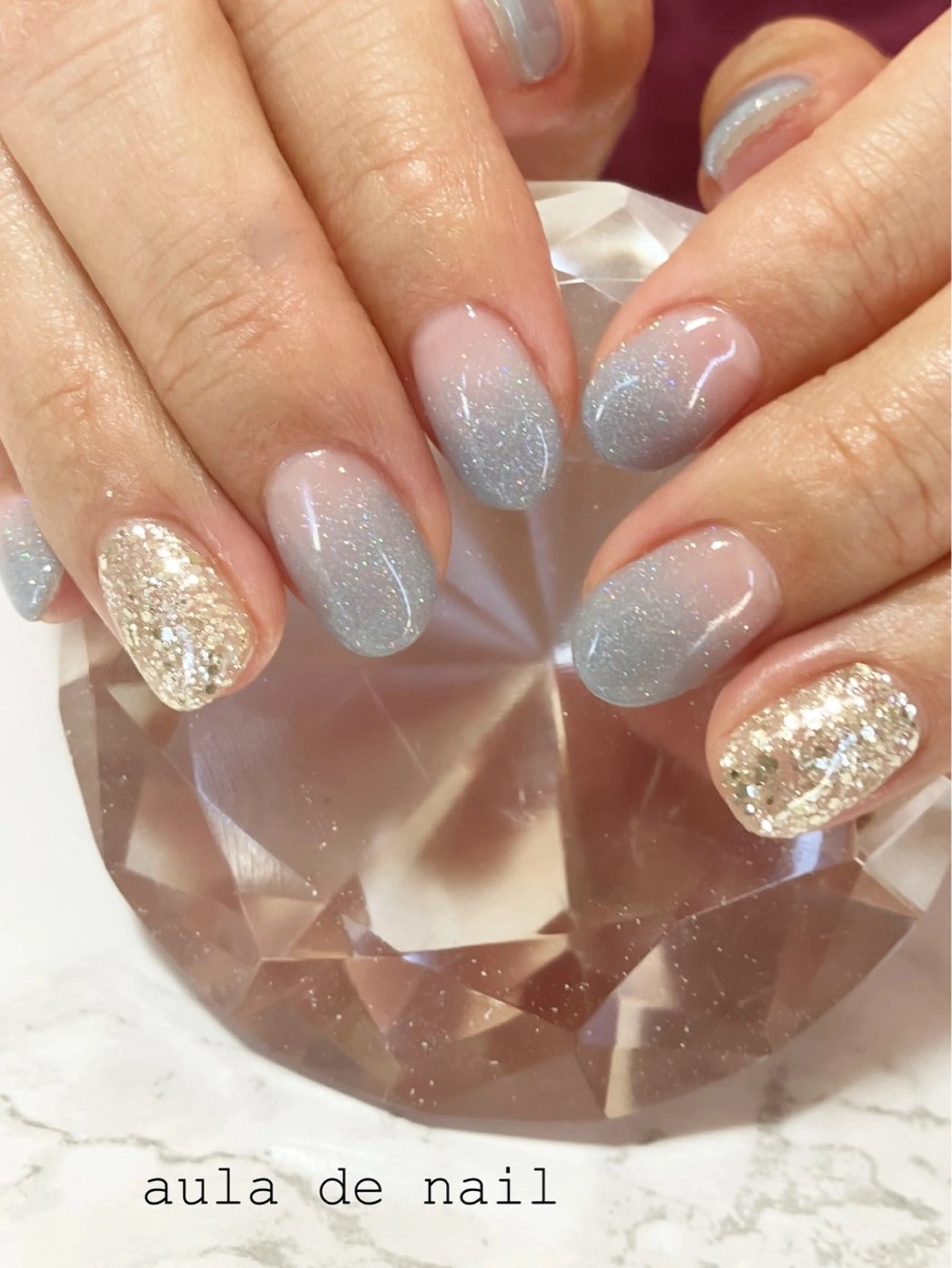 ネイル グラデーション 春ネイル ハンドネイル auladenail アウラデネイルのネイルデザイン