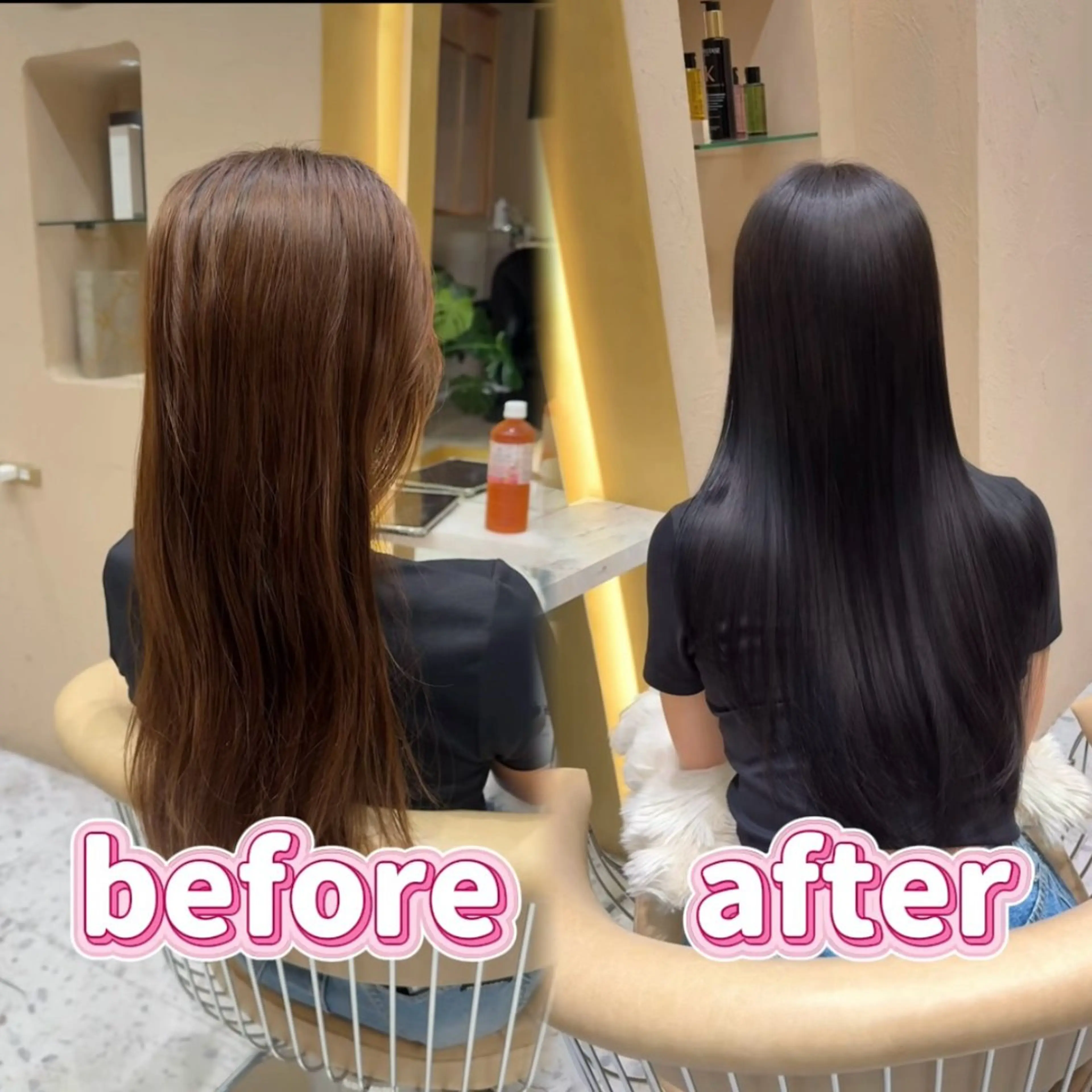 【💡梅雨前人気No.1💡】地下風ストレート➕ダメージ特化TOKIOトリートメント✨(⚠️早めのご予約がおすすめです)の写真