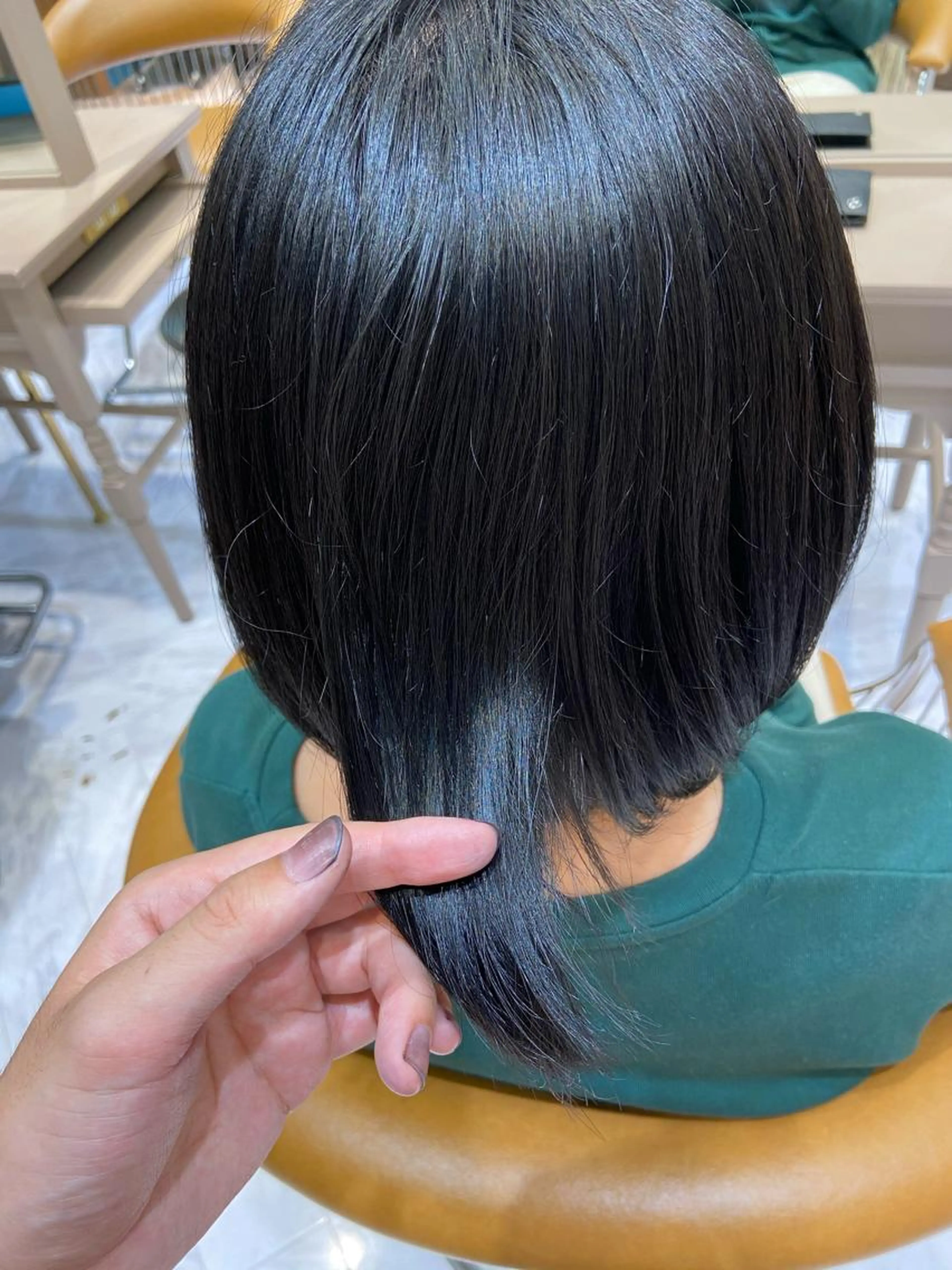 🌈ダメージレス🌈💎ヘアカラー+3stepトリートメント+高保湿超音波アイロン💎【話題のケアプロ❤️🔥】の写真