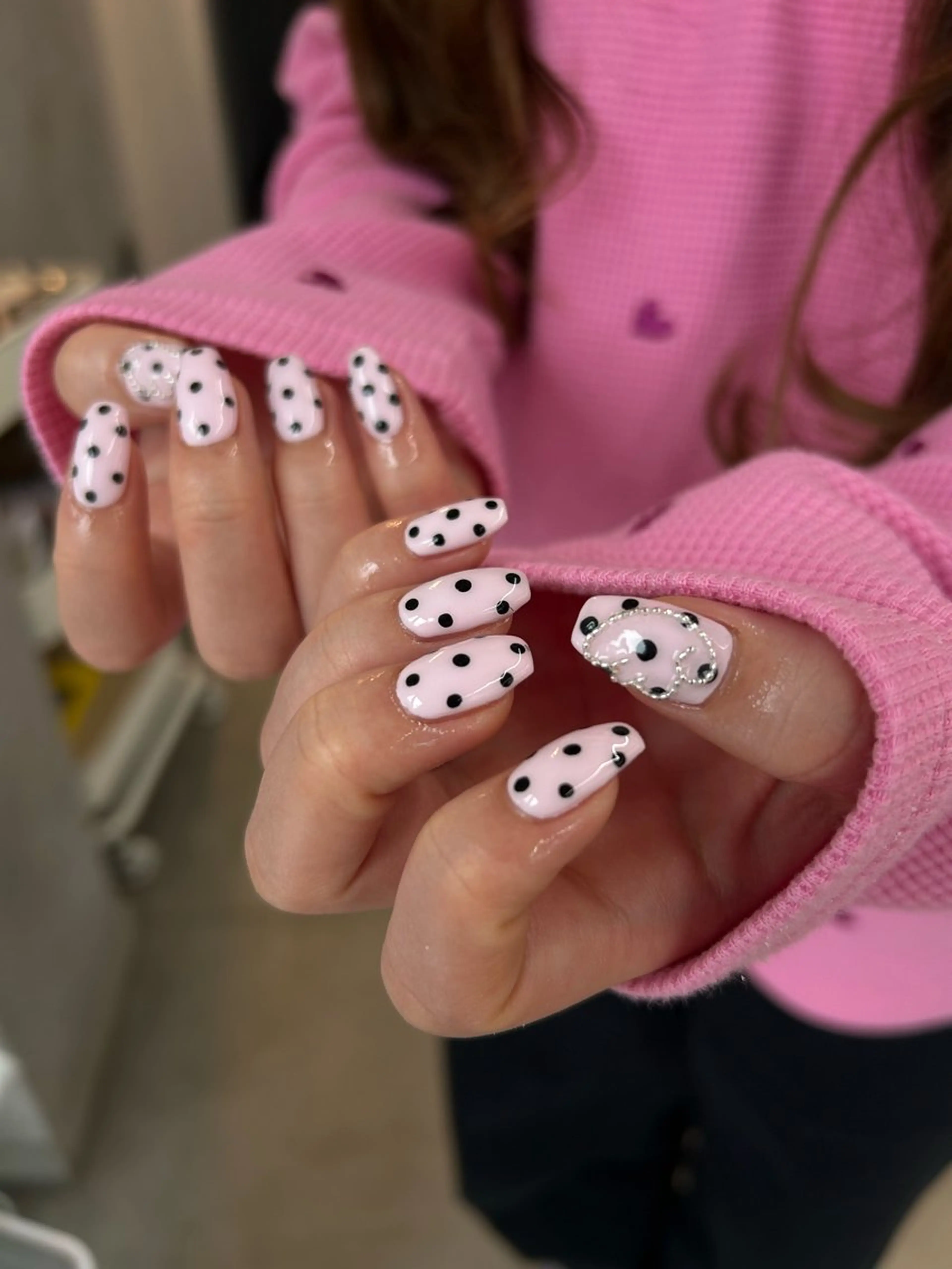 ネイル SEINA_ NAIL🐈‍⬛💗のネイルデザイン