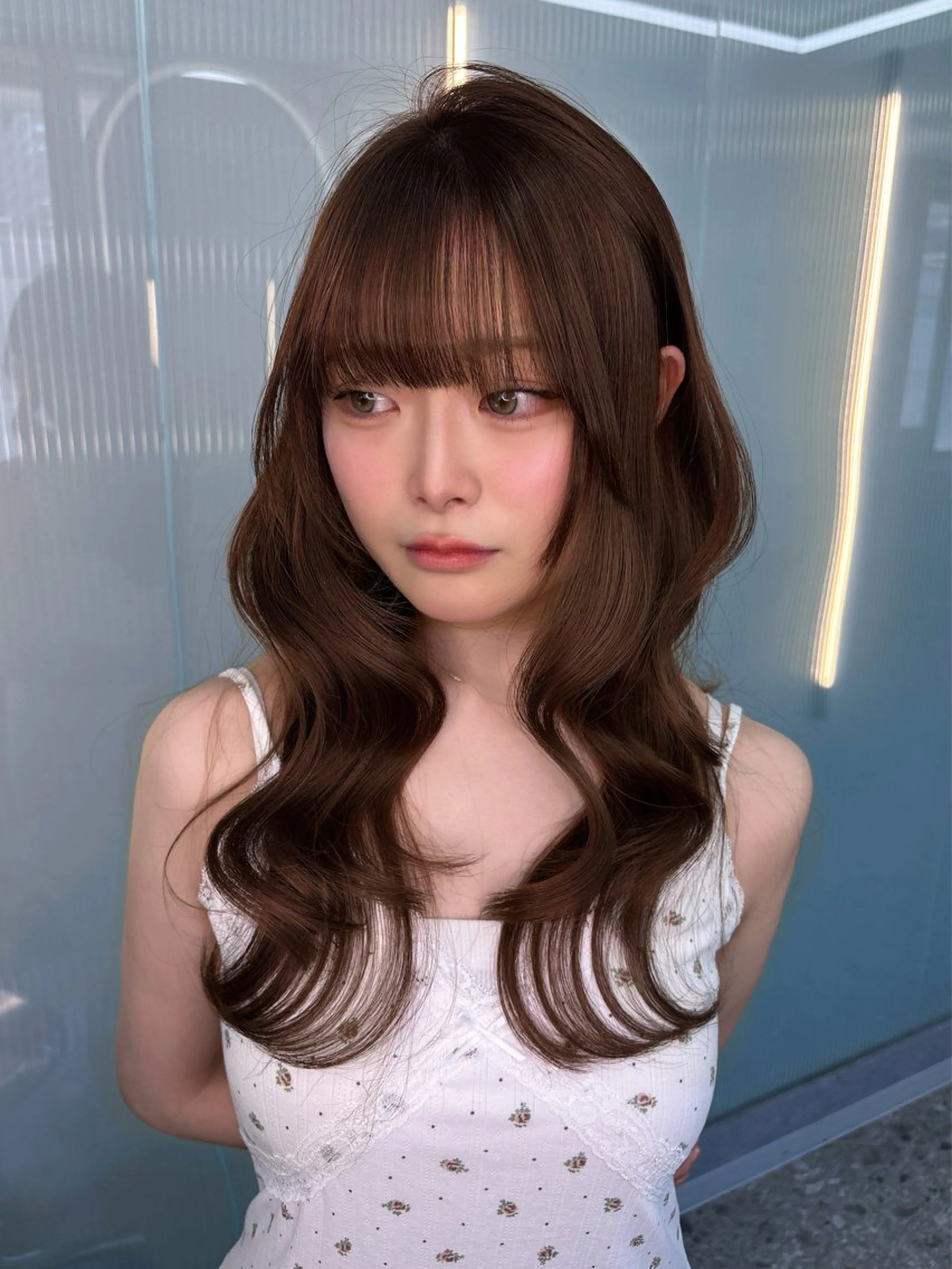 ロング 楠田 美空のヘアスタイル