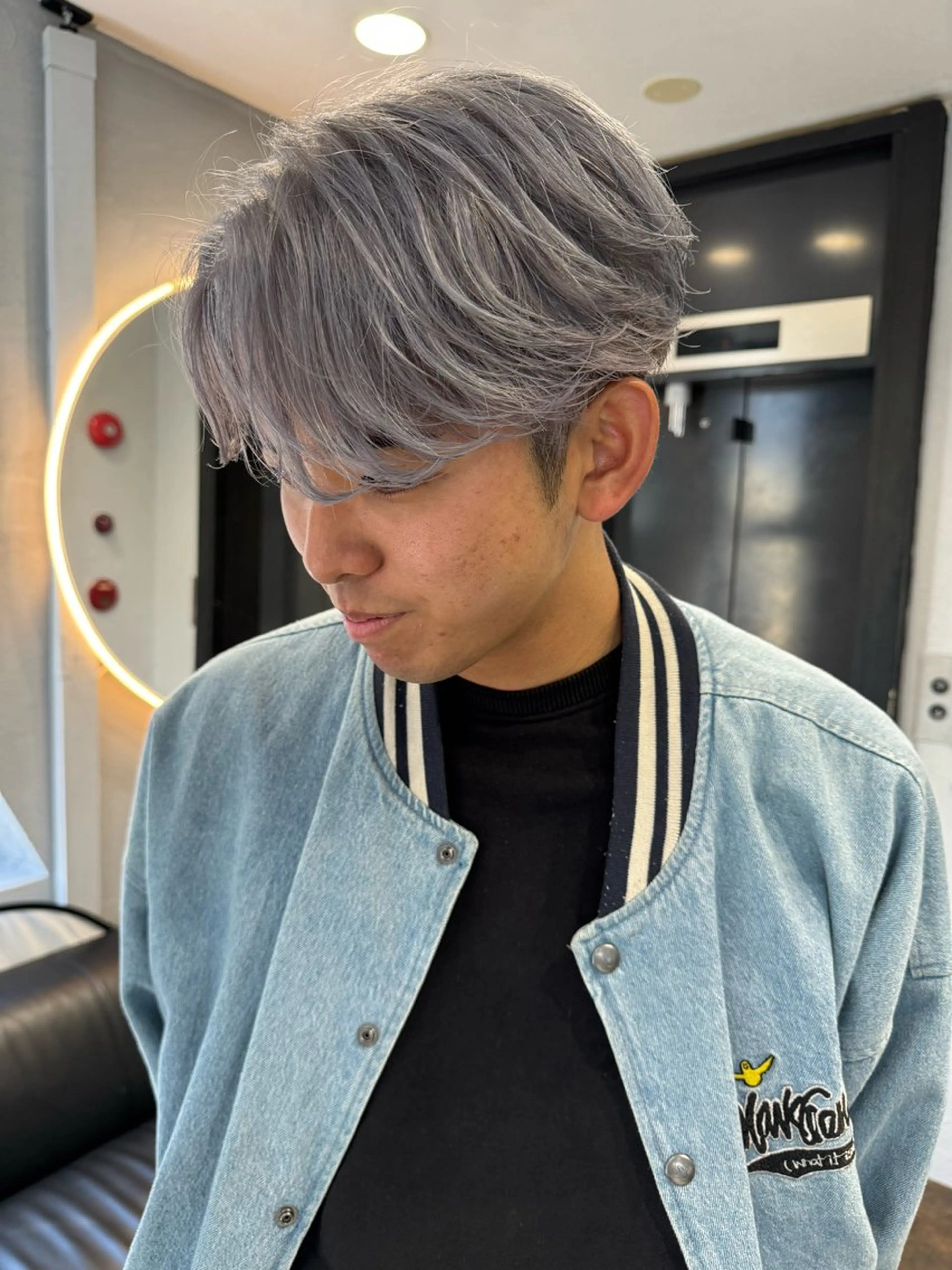 カラー メンズ dao/ミルクティー /ブラウン/ブロンドのヘアスタイル