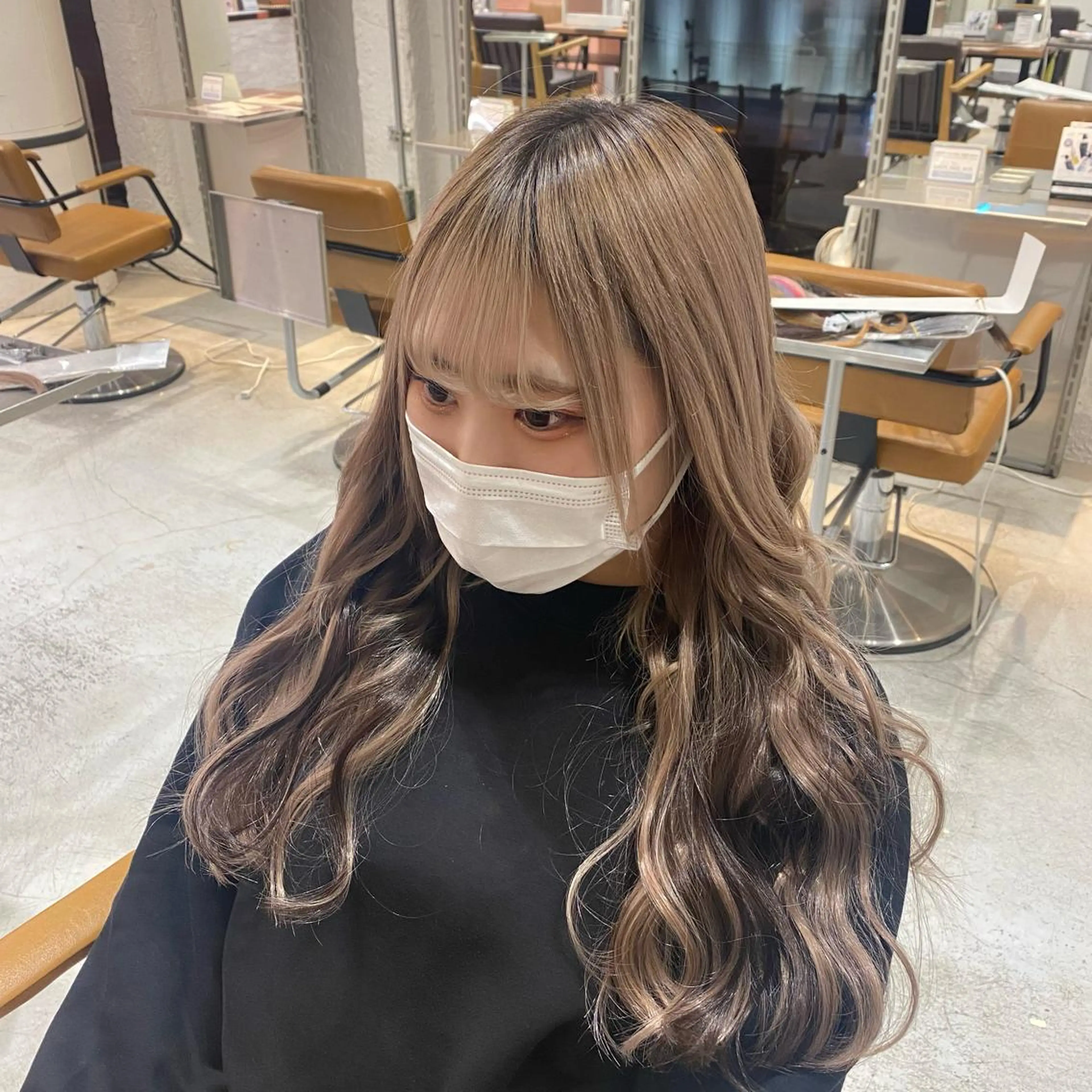 ロング エクステ カット エクステ 韓国・網紅 🦋HONOKA🦋のヘアスタイル