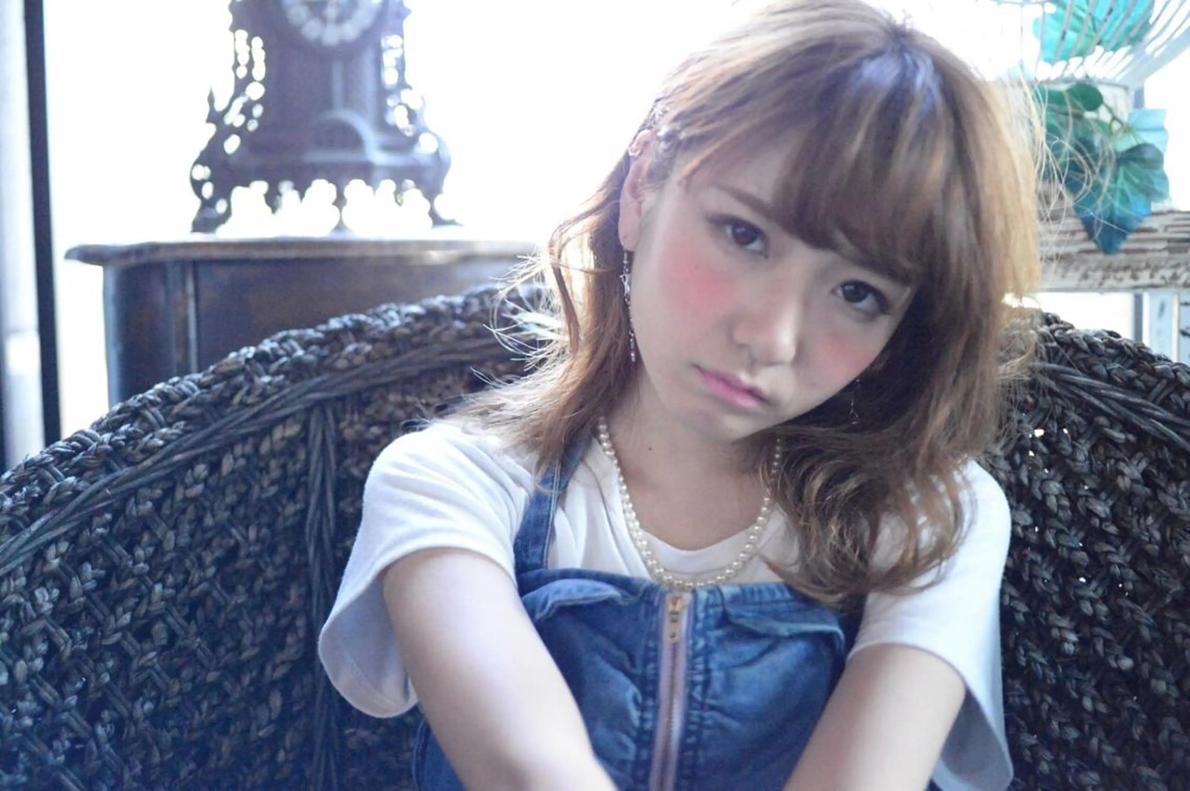 セミロング カラー パーマ メンズハイトーン メンズバレイヤージュのヘアスタイル