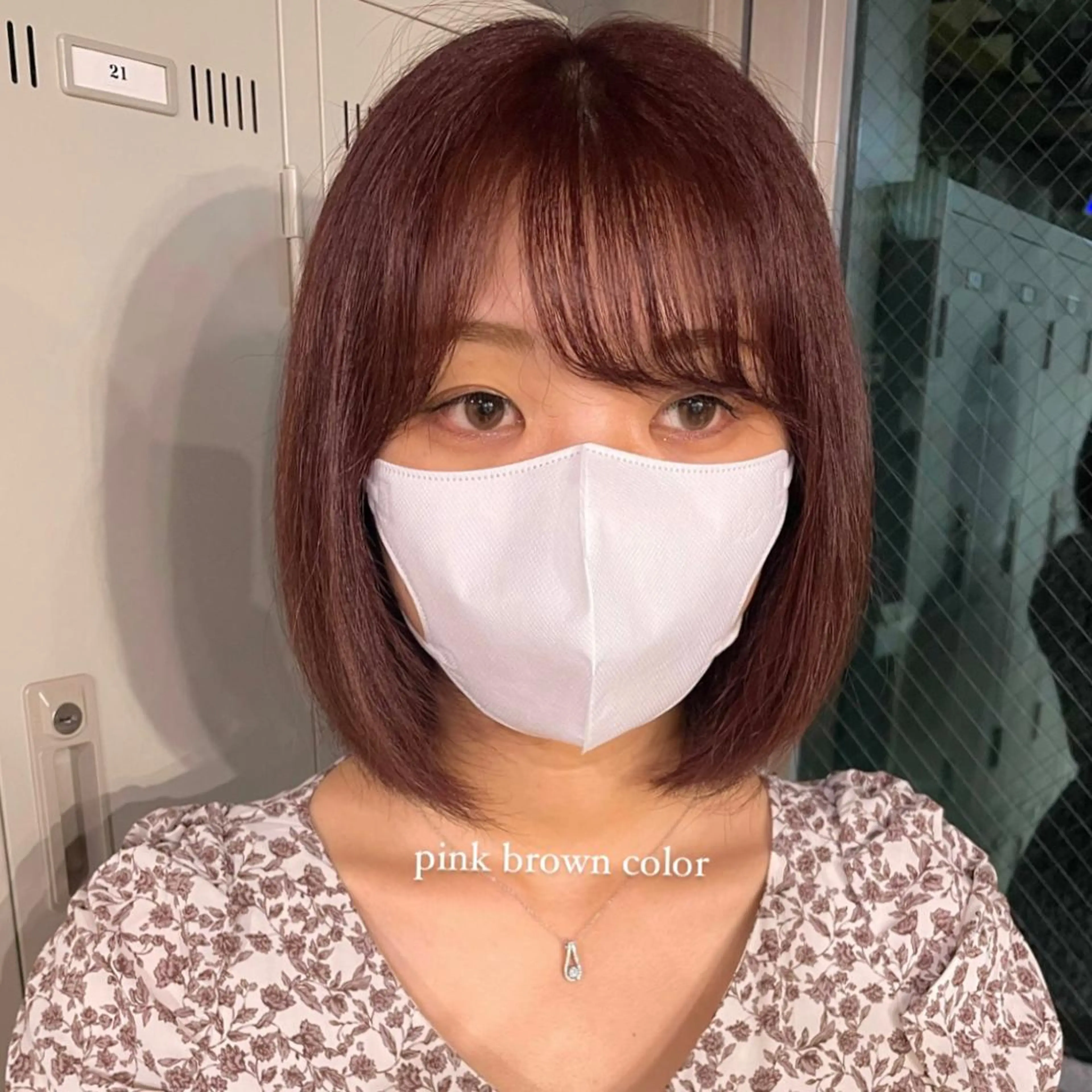 ショート カラー パーマ ヘアアレンジ メンズ キッズ ネイル マツエク・マツパ アイブロウ 透明感カラー・レイヤ ー🎀amika🎀のヘアスタイル