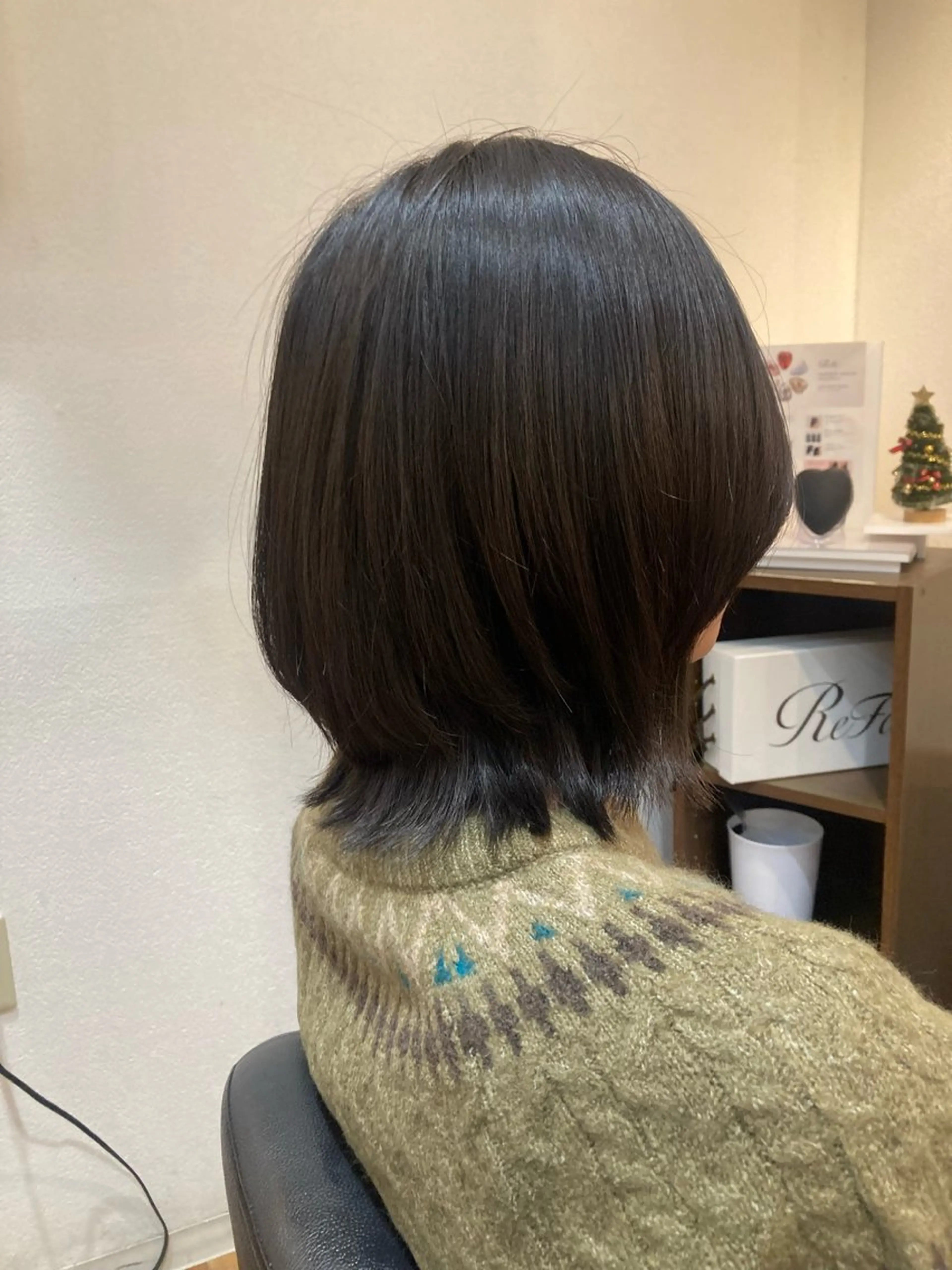 ショート ボブ くびれヘア MOLLASALON 浅香山店所属・髪質改善カラー 縮毛矯正🤍辻桃加のヘアスタイル