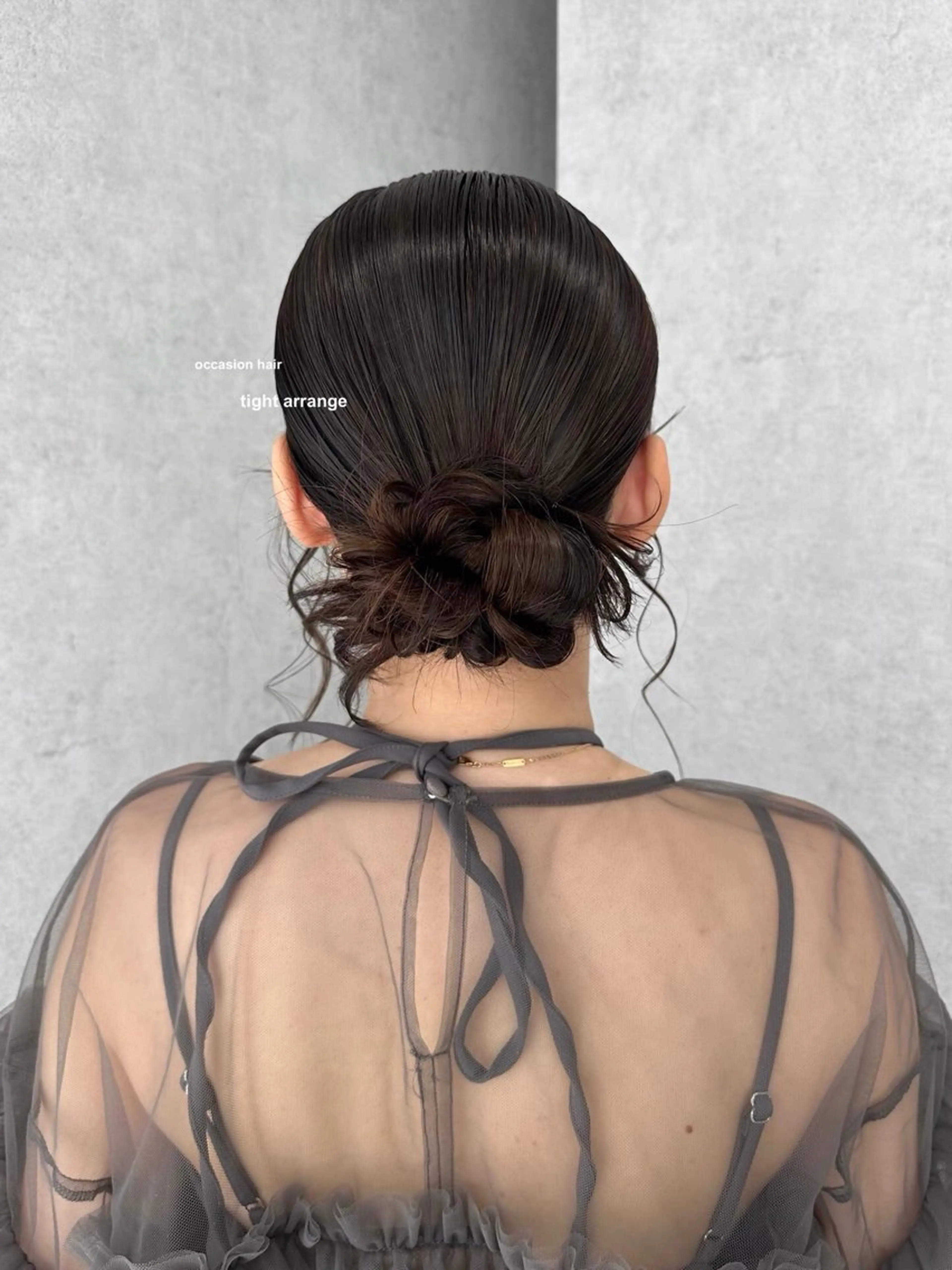 セミロング ヘアアレンジ ヘアセット v-lab studio所属・韓国レイヤーカット/ 艶カラー/ noaのヘアスタイル