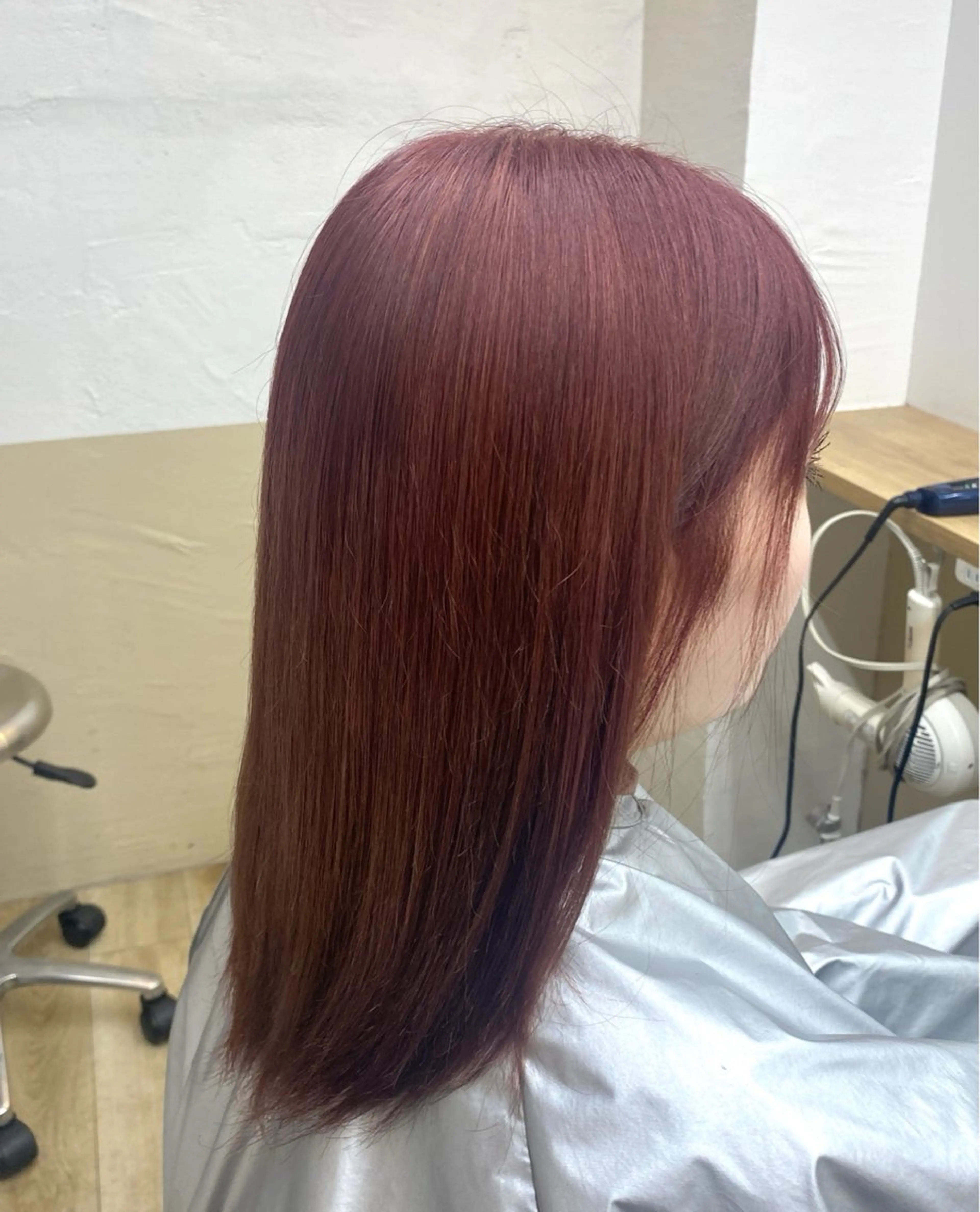 カラー ベージュカラー ブリーチ ピンクカラー ピンクベージュ ヘアカラー a. ririのヘアスタイル