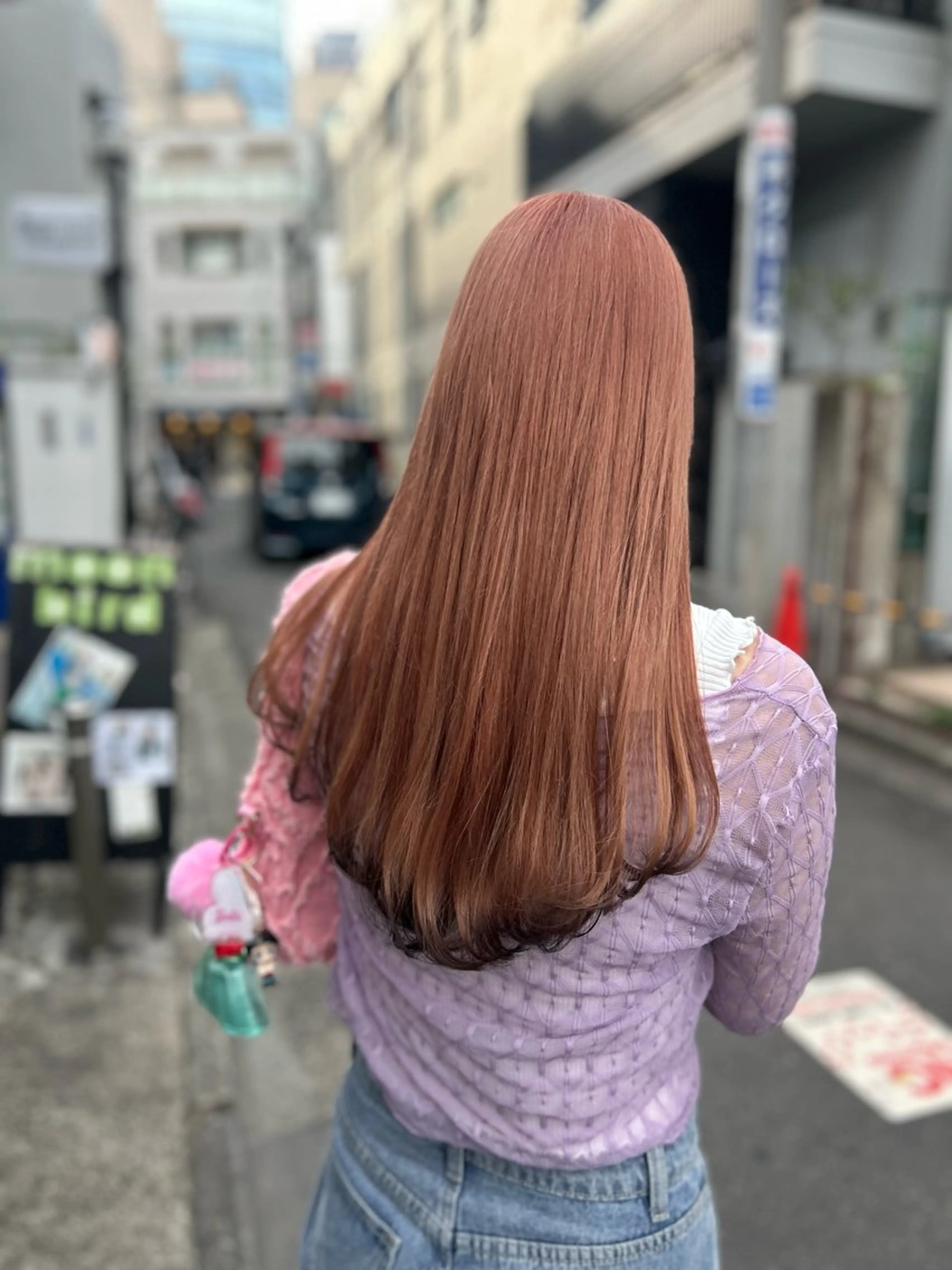 ロング カット ヘアカラー 🤎指名No.1ハイ トーン🤎日向花🤎のヘアスタイル