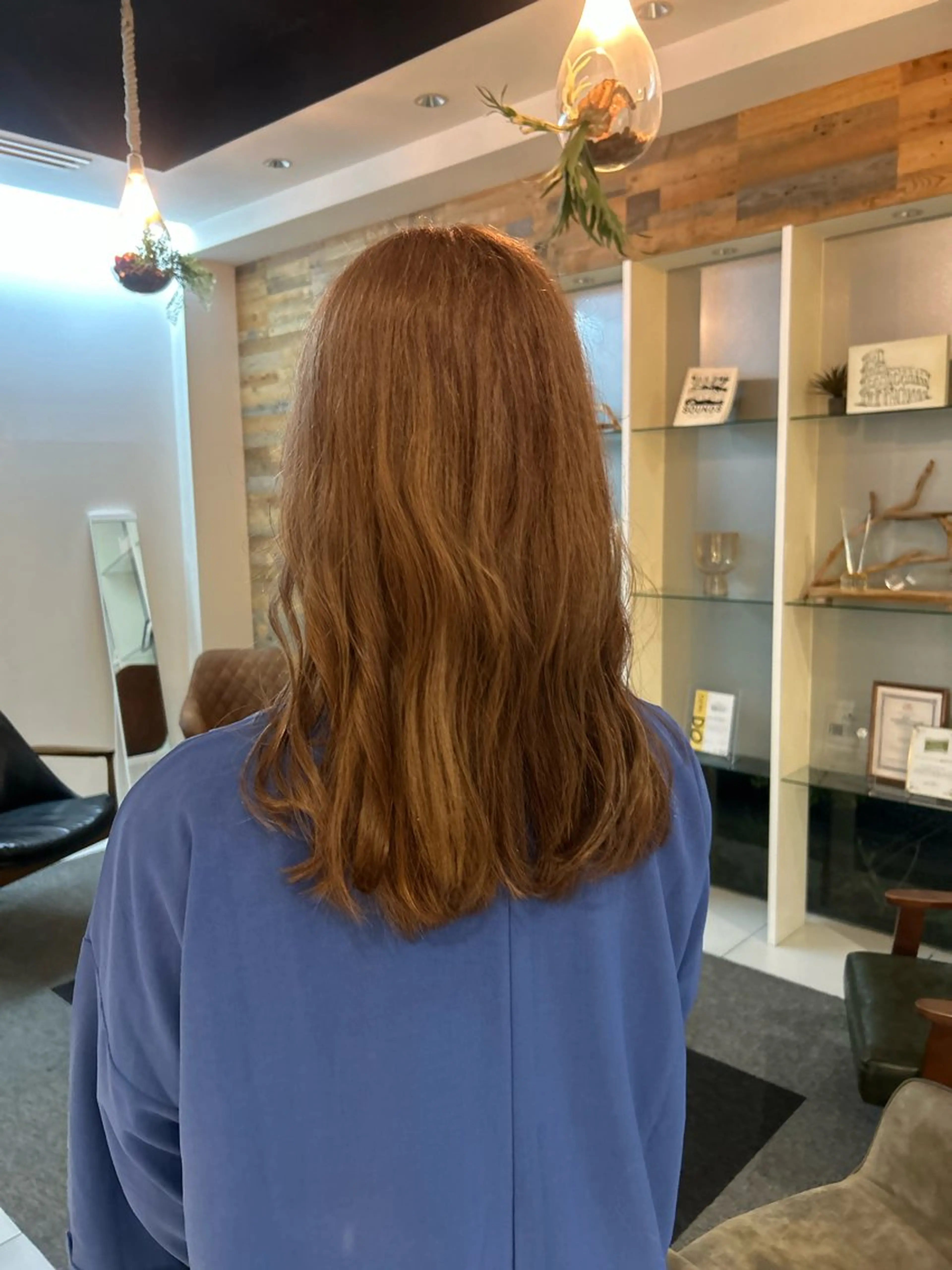 セミロング カラー ヘアカラー 髪質改善/ストレート パーマ長久手/ひかるのヘアスタイル