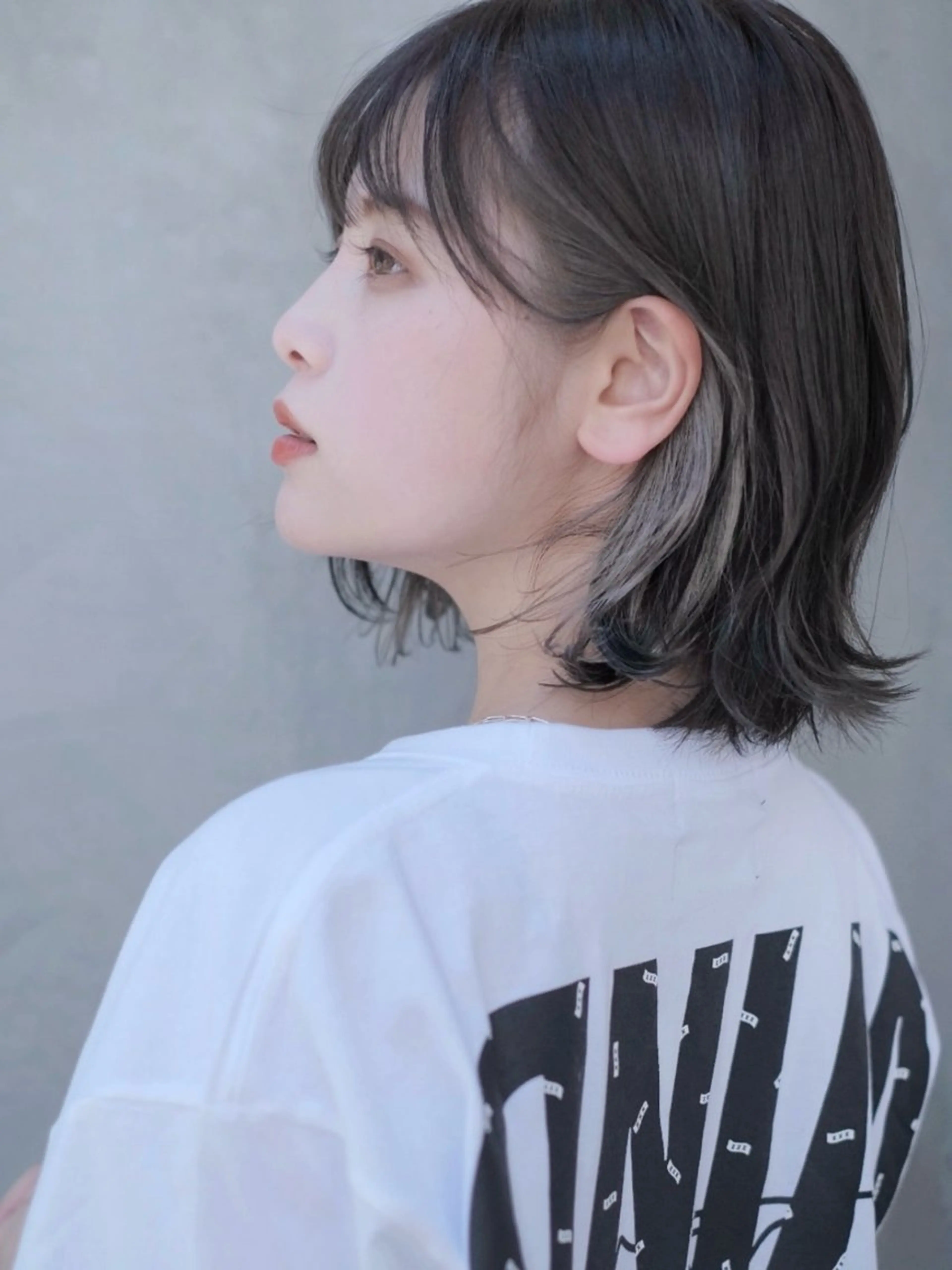 ミディアム ボブ カット ヘアカラー トリートメント 似合わせヘア/ボブ/ ミディアム/Takaのヘアスタイル