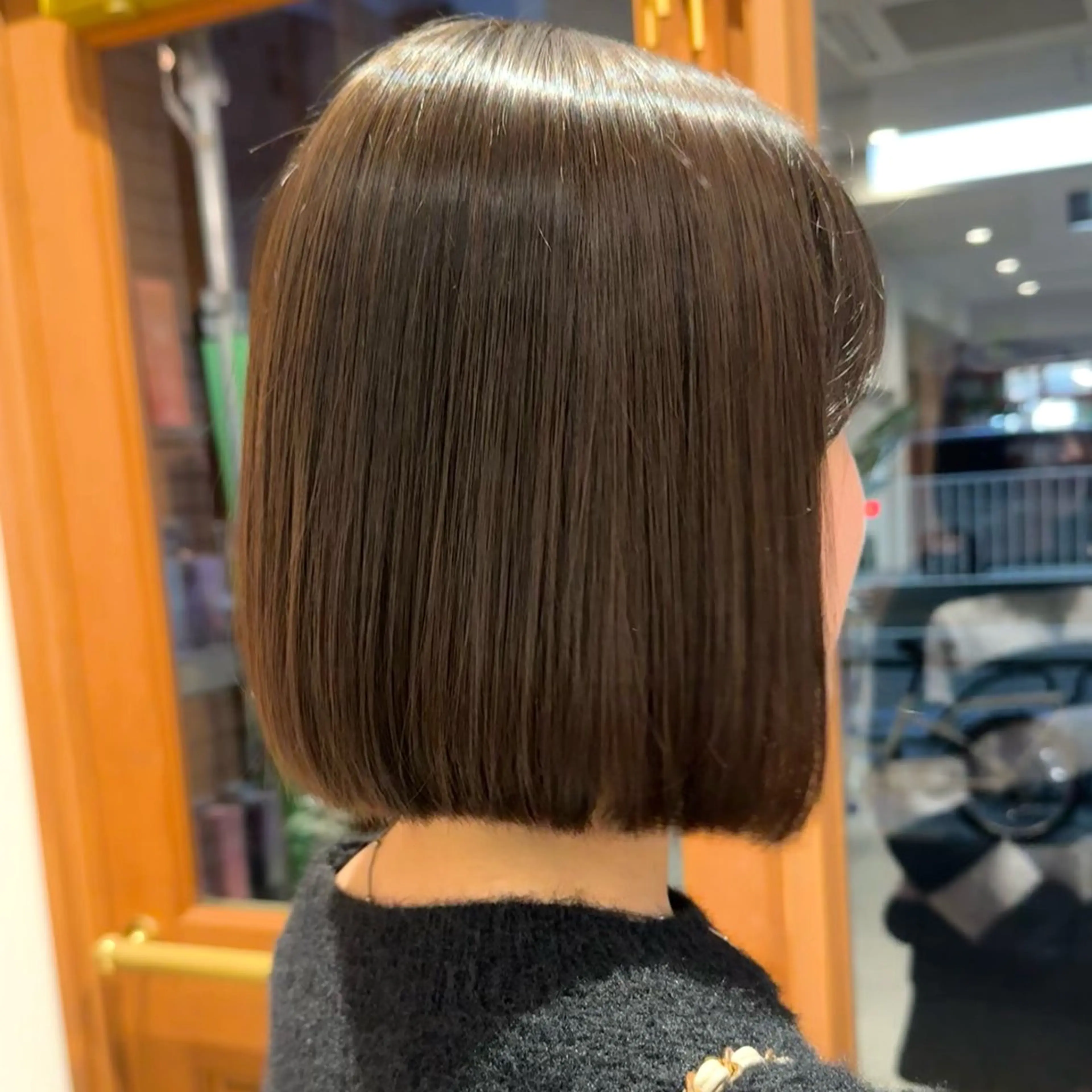 ショート カット 縮毛矯正 🫧ボブ/地毛風 縮毛矯正/千葉星那のヘアスタイル