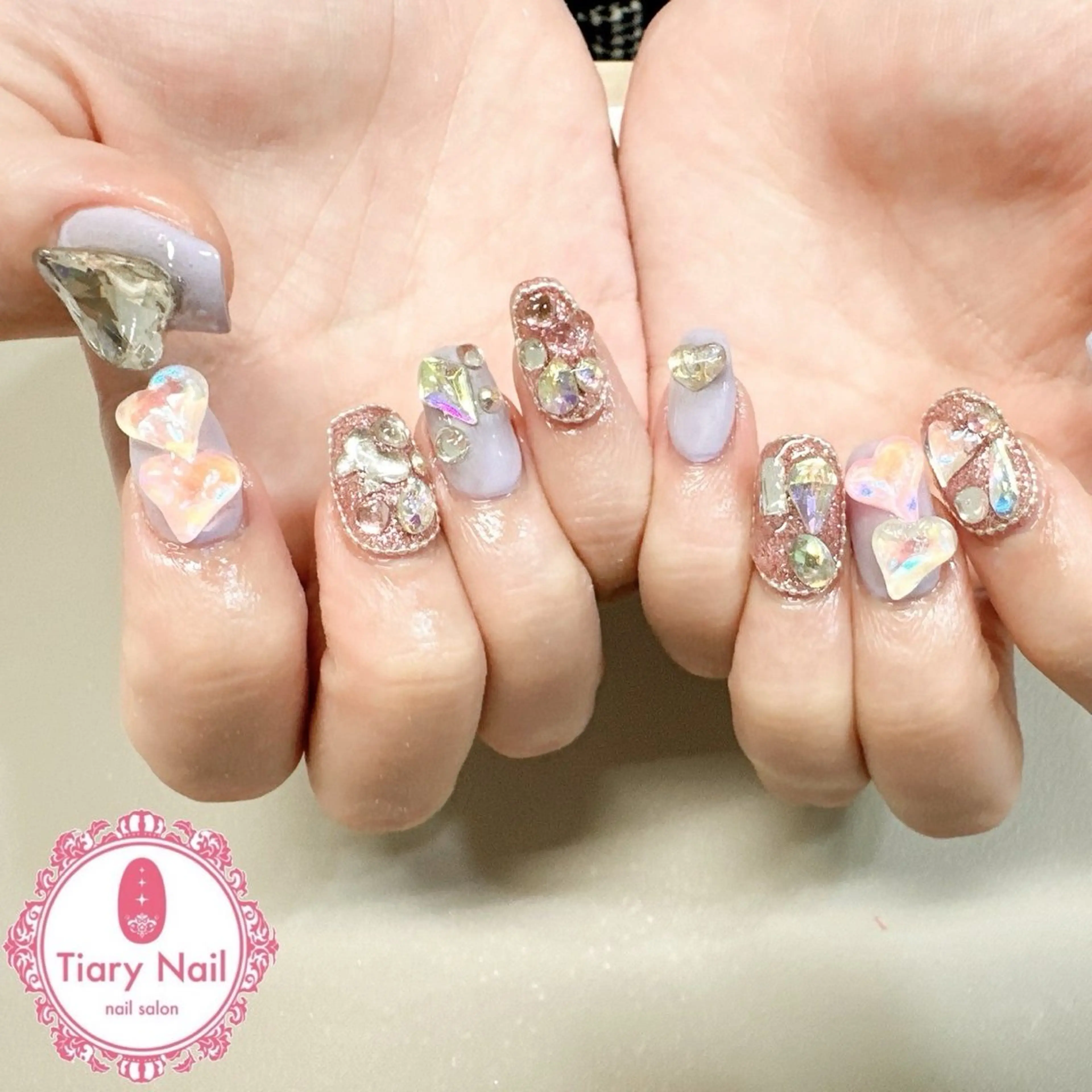 ネイル tiarynail K K🐼のネイルデザイン