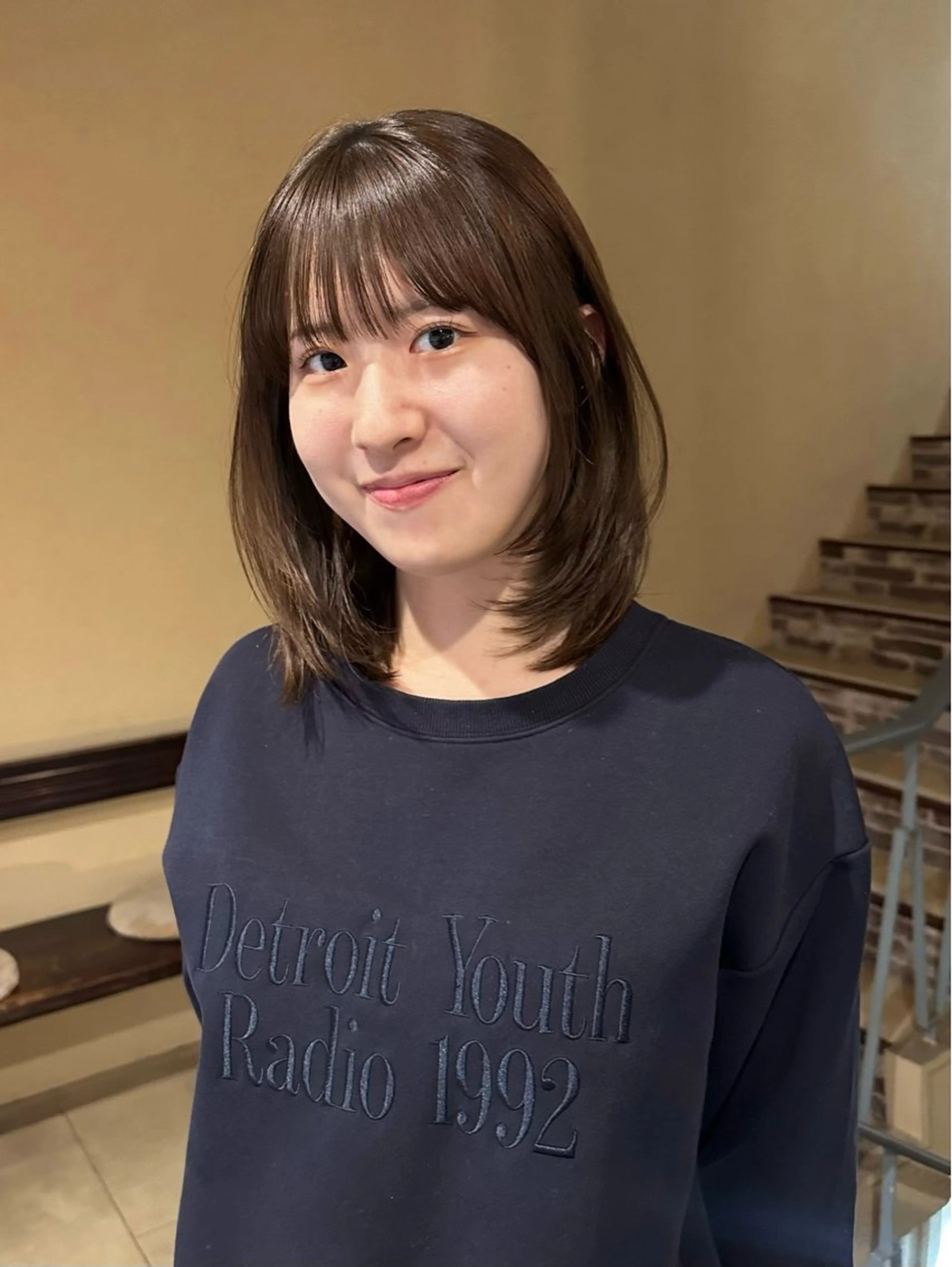 ミディアム ミディアムレイヤー レイヤーカット カット トリートメント 四日市/レイヤー /似合わせカットのヘアスタイル