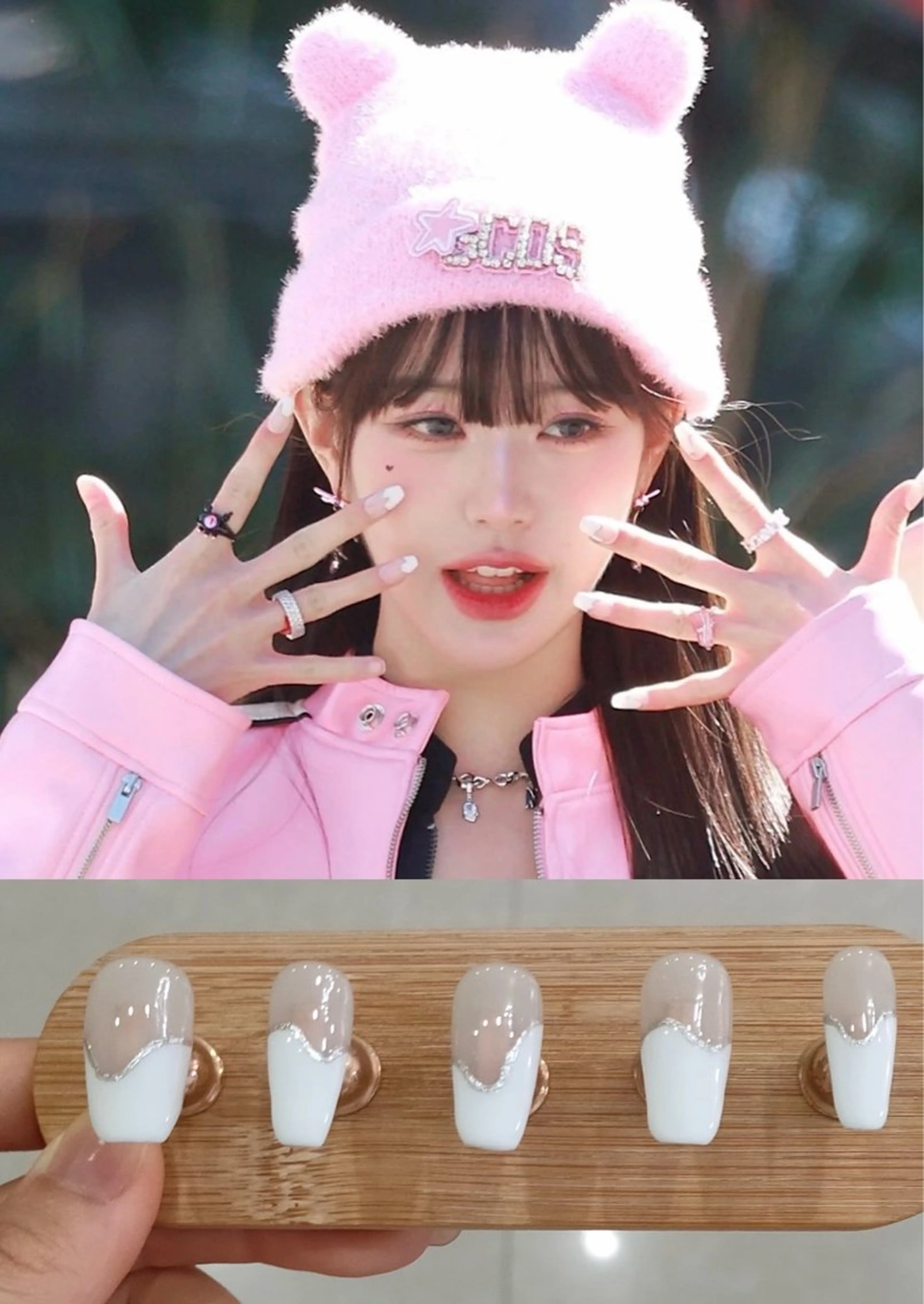 ネイル ハンドネイル キン グミのネイルデザイン