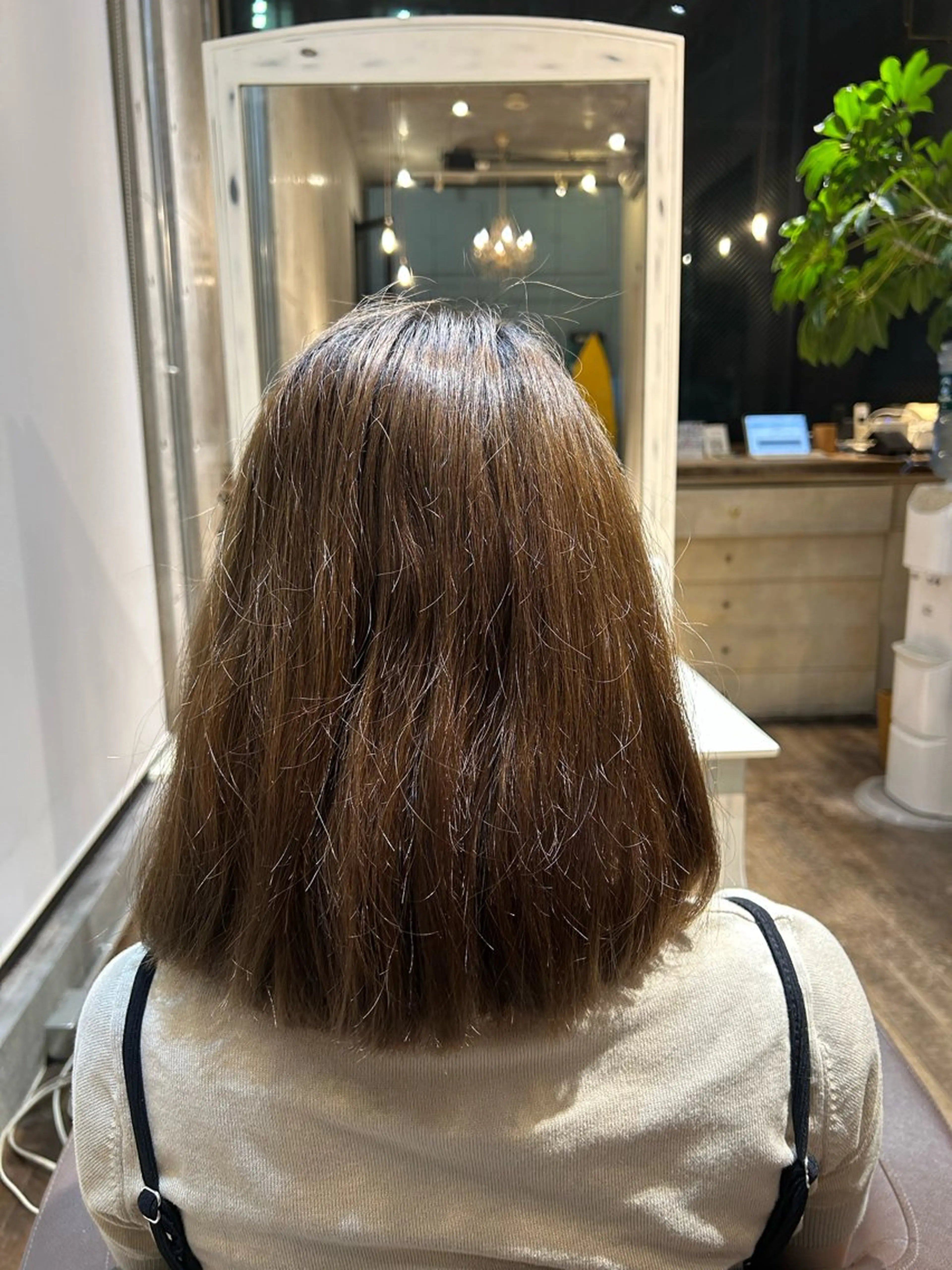 ミディアム ヘアカラー 縮毛矯正 渋谷/縮毛矯正✨ 惺虎のヘアスタイル