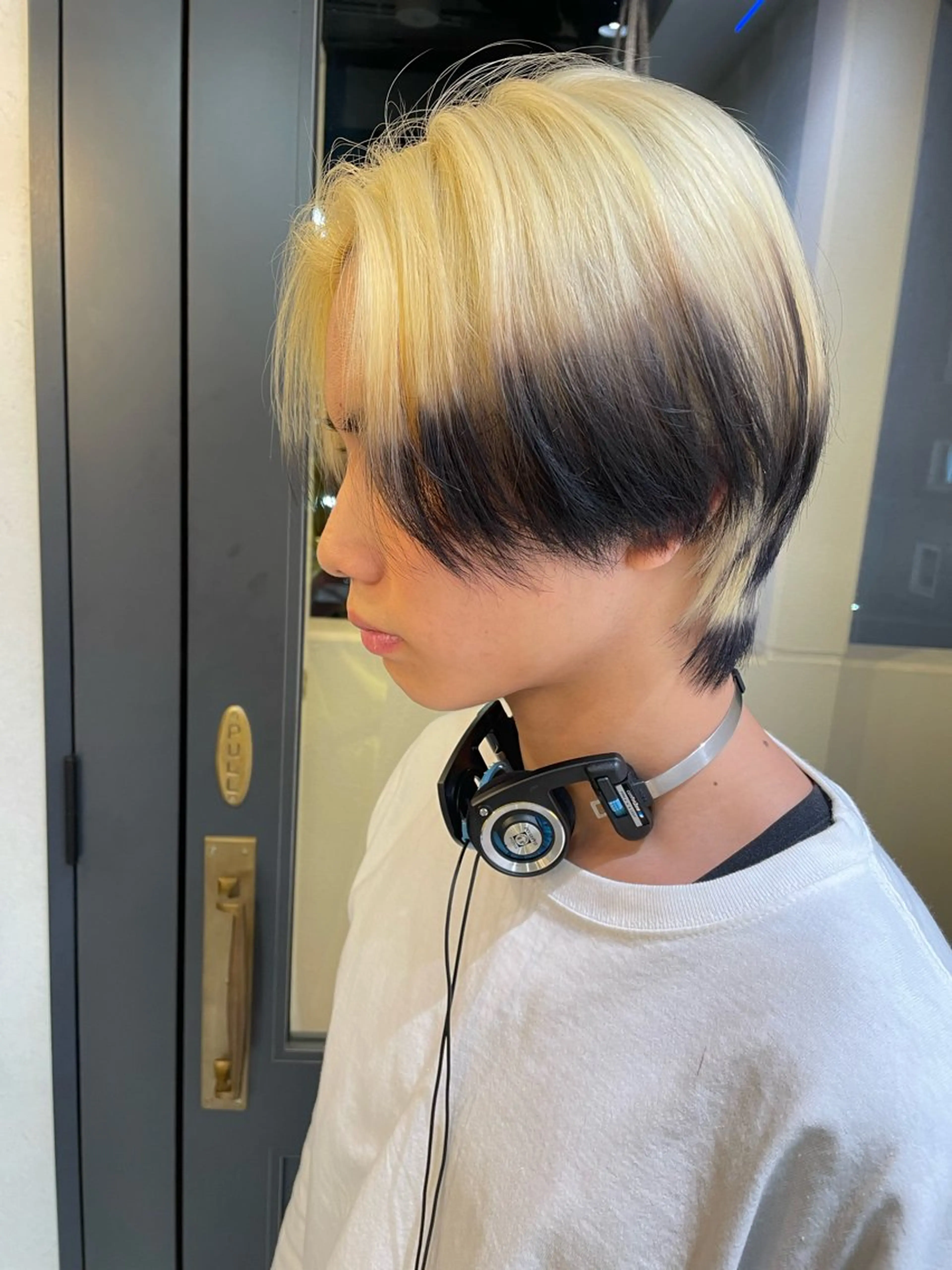 ショート カラー ヘアカラー レイン🌏🌱 似合わせ/ハイトーンのヘアスタイル