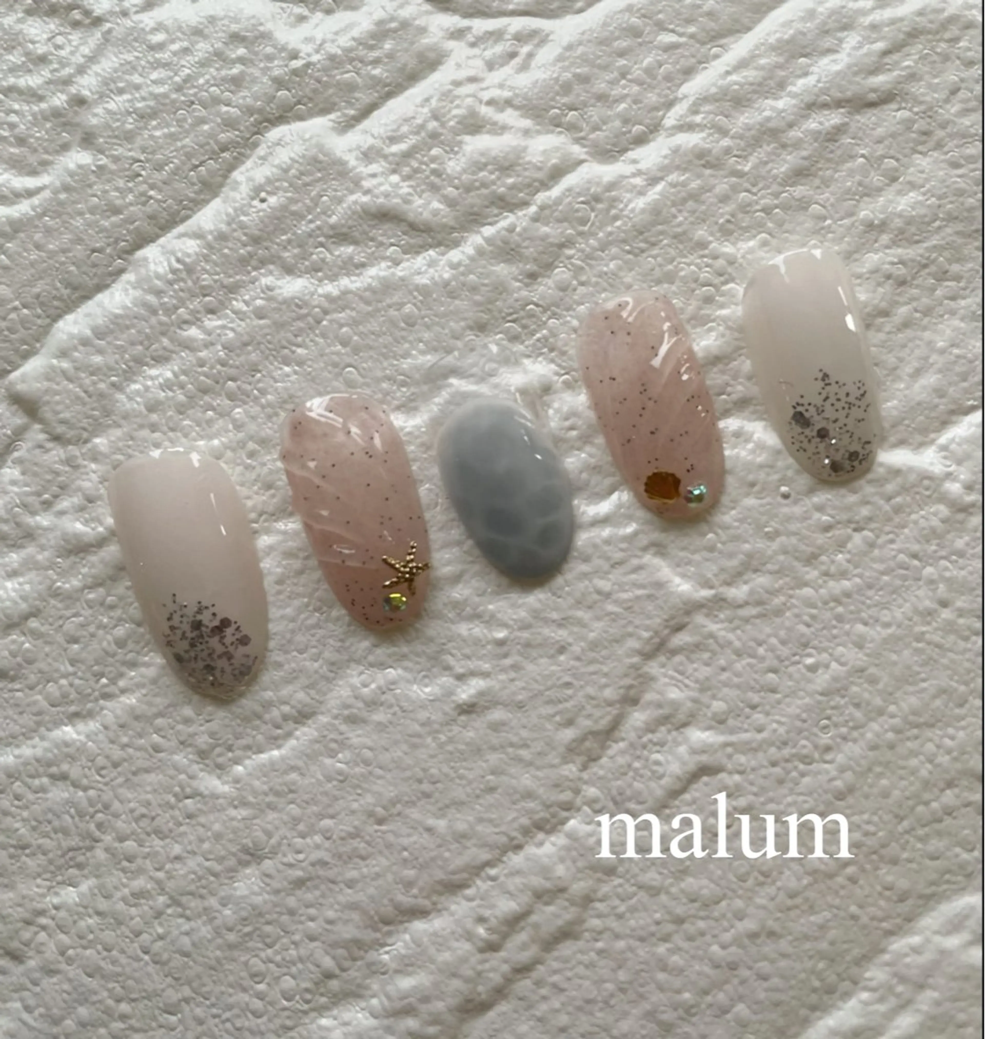 ネイル ハンドネイル malum nailのネイルデザイン