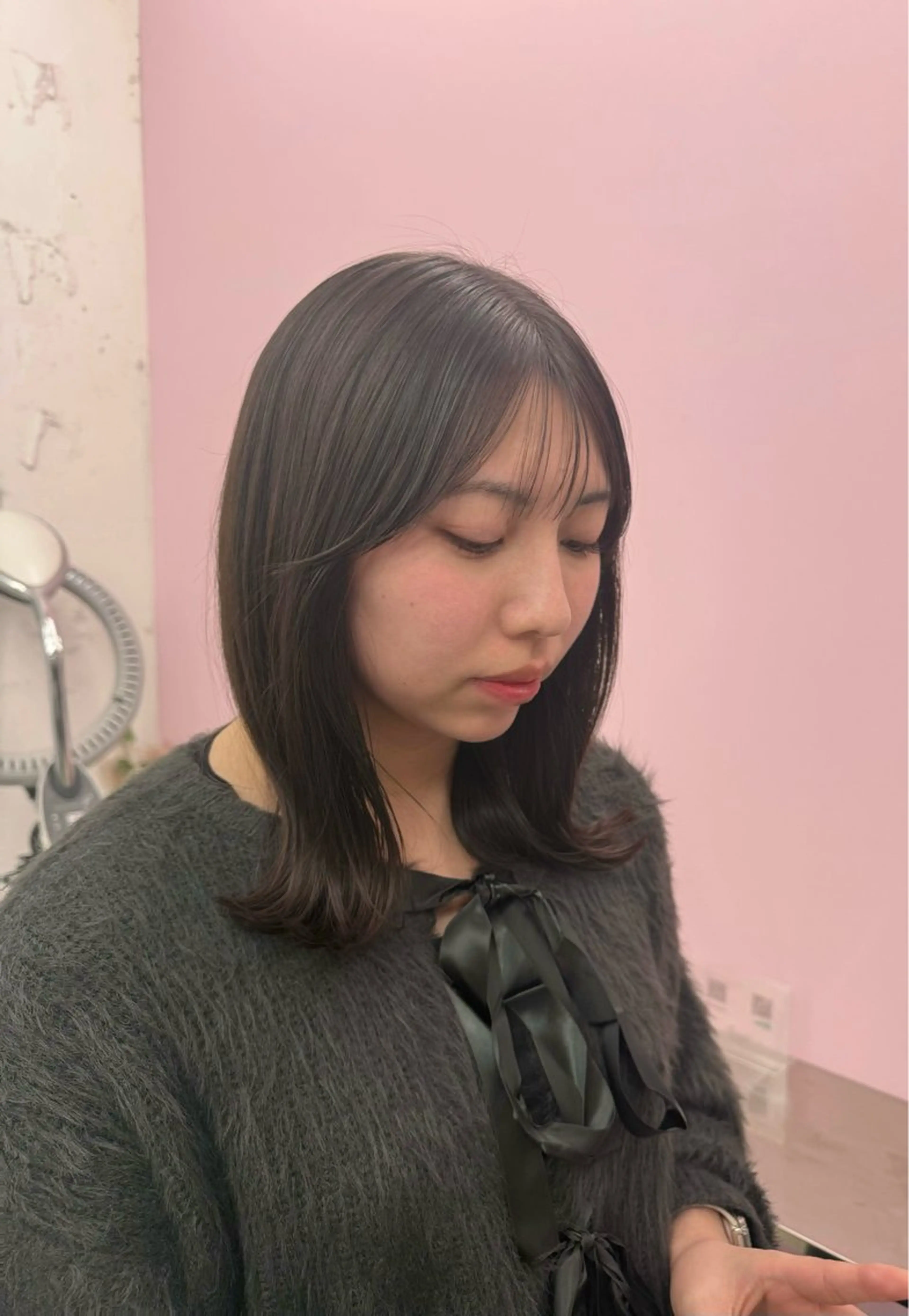 ミディアム トリートメント カット トリートメント 桃愛 /髪質改善のヘアスタイル