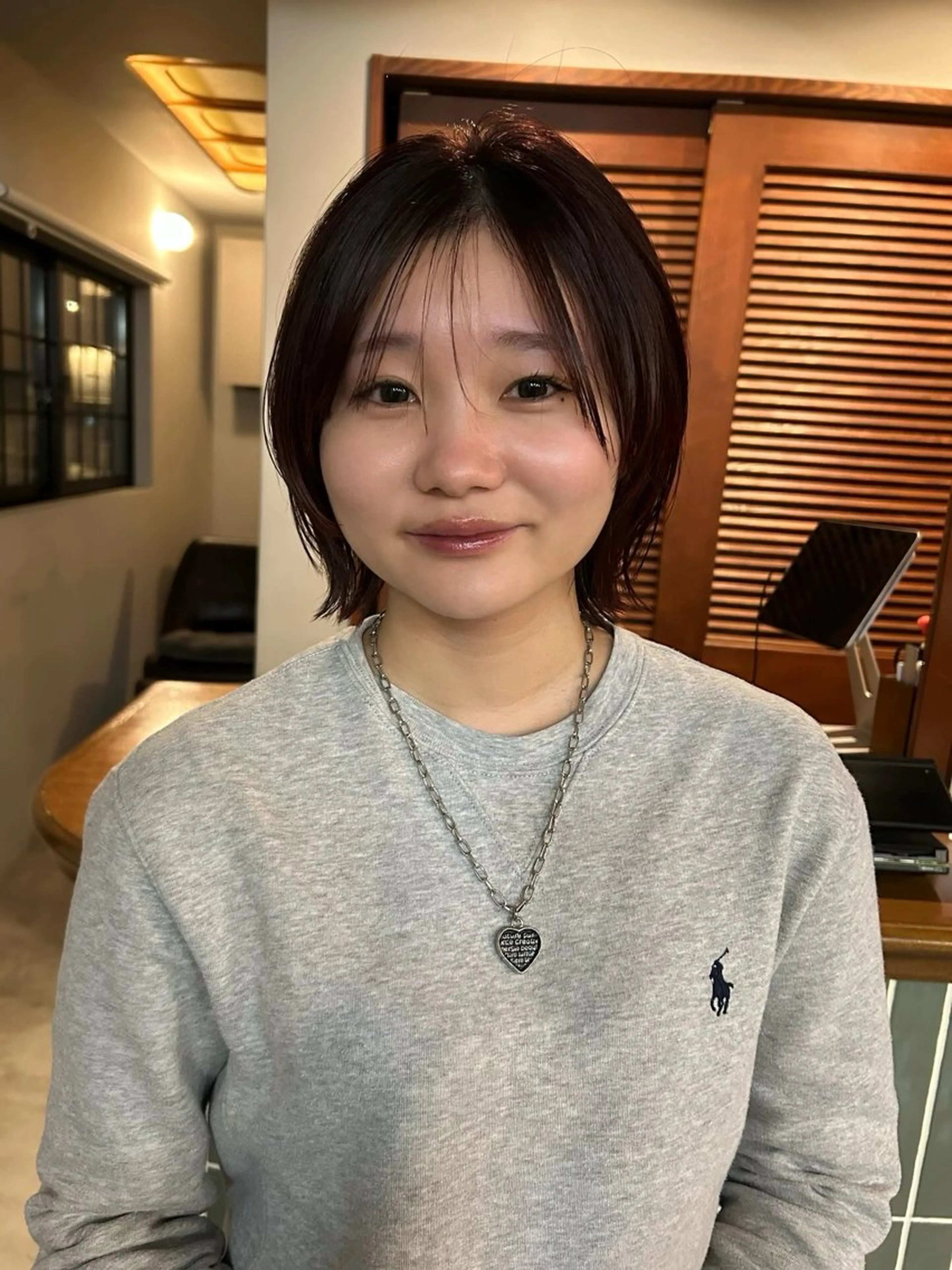 ショート ボブレイヤー ボブ レイヤーカット ムナカタ アカリのヘアスタイル