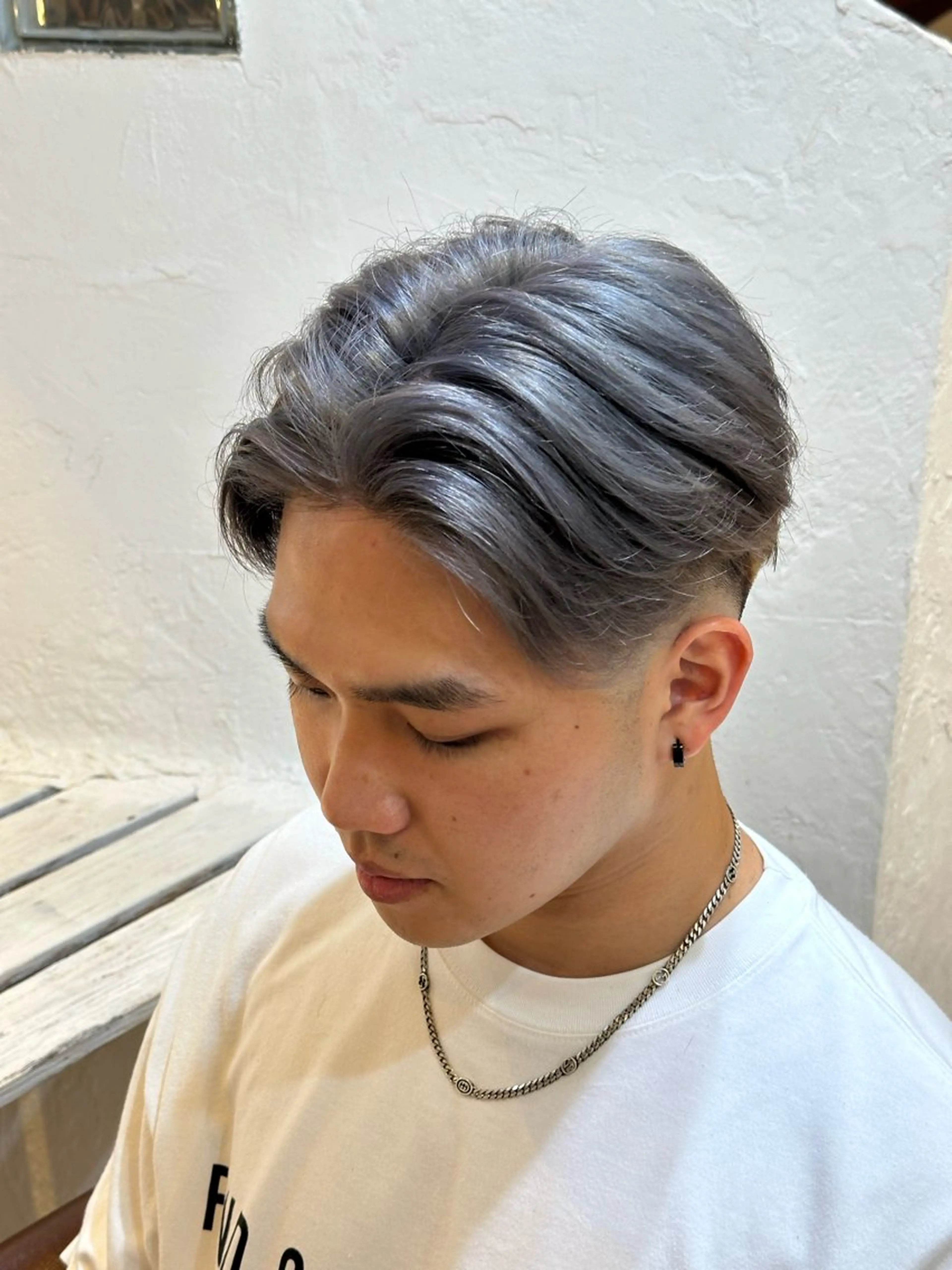 ショート カラー メンズ スパイキー/ ピンパーマ/緑川雄也のヘアスタイル