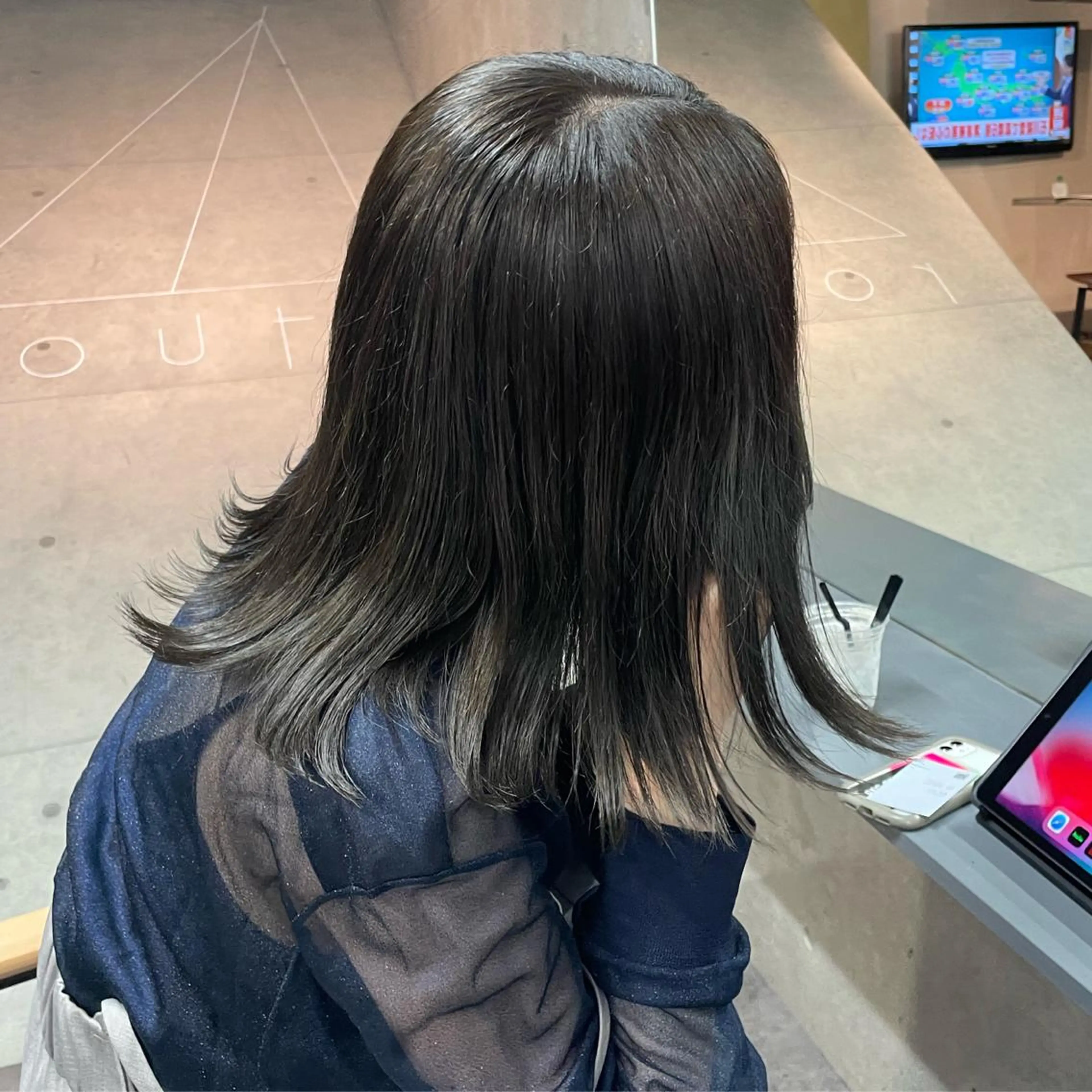 セミロング カラー ヘアカラー トリートメント wehlen_ keisukeのヘアスタイル