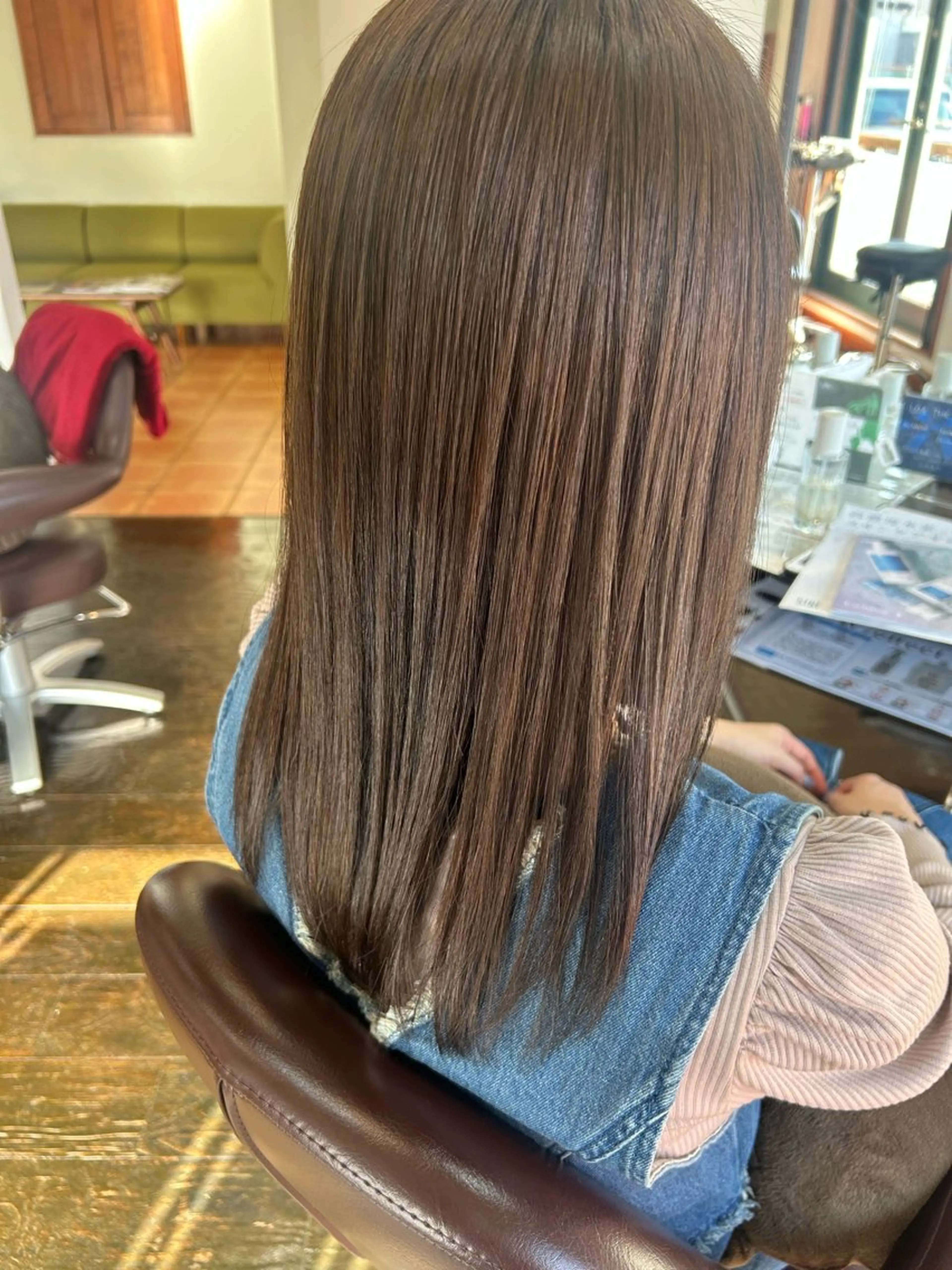 セミロング カラー ハイライトカラー インナーカラー ボブ ハイライト 髪質改善 カット ヘアカラー トリートメント 康本将輝 ♦️髪質改善♦️のヘアスタイル