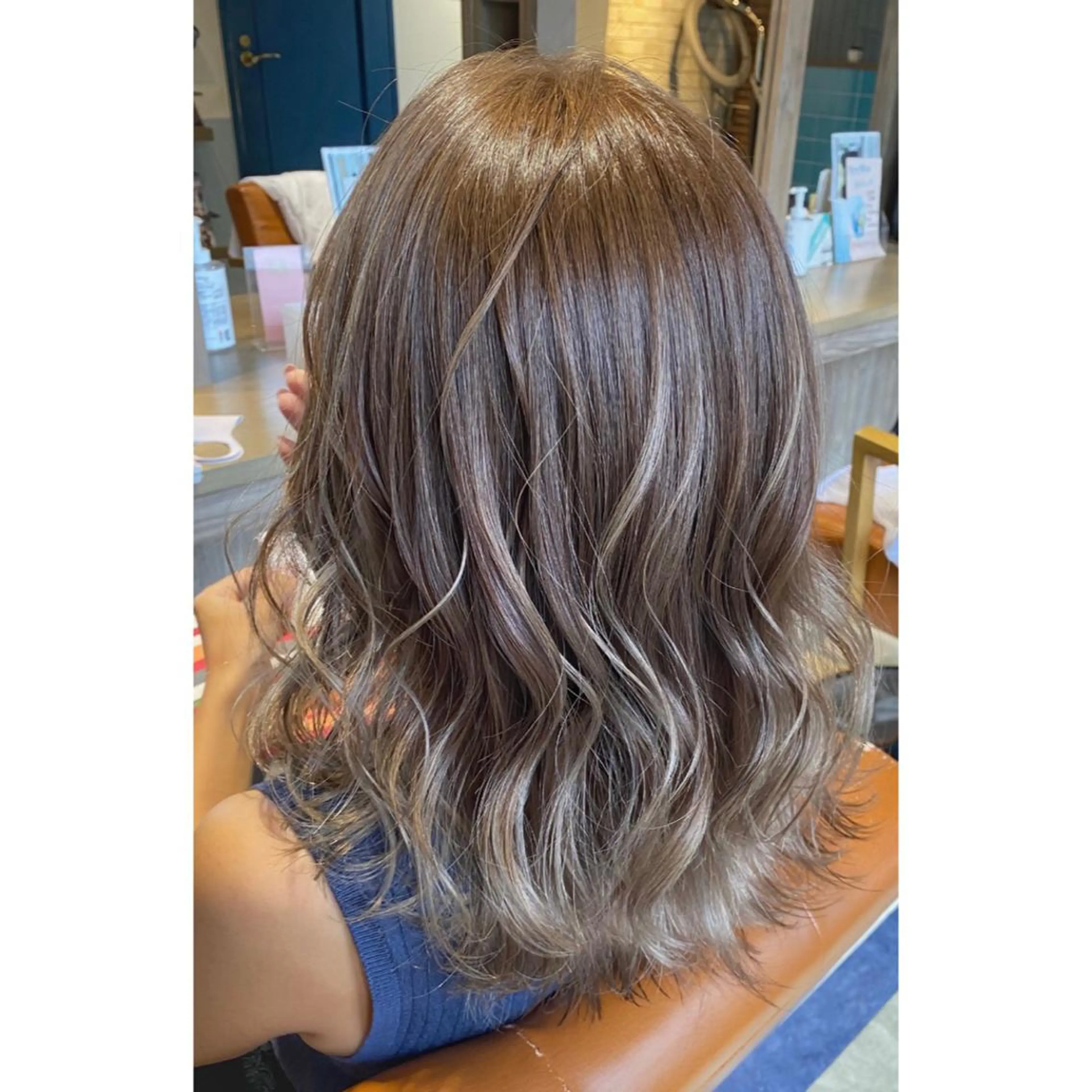 カラー 外国人風カラー カット ヘアカラー トリートメント 🐻結んで可愛い hair EMI🐻のヘアスタイル