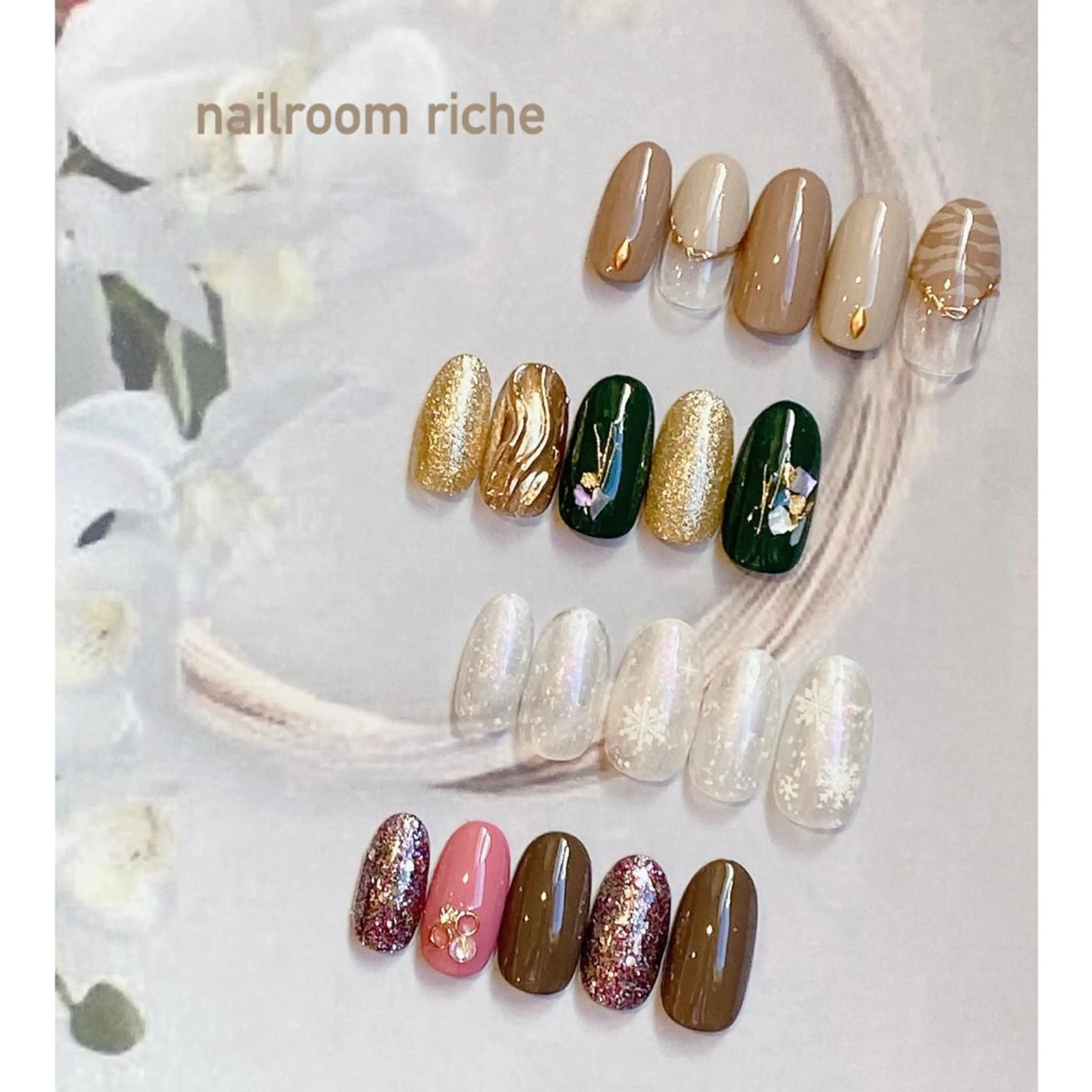 ネイル ハンドネイル nailroom richeのネイルデザイン