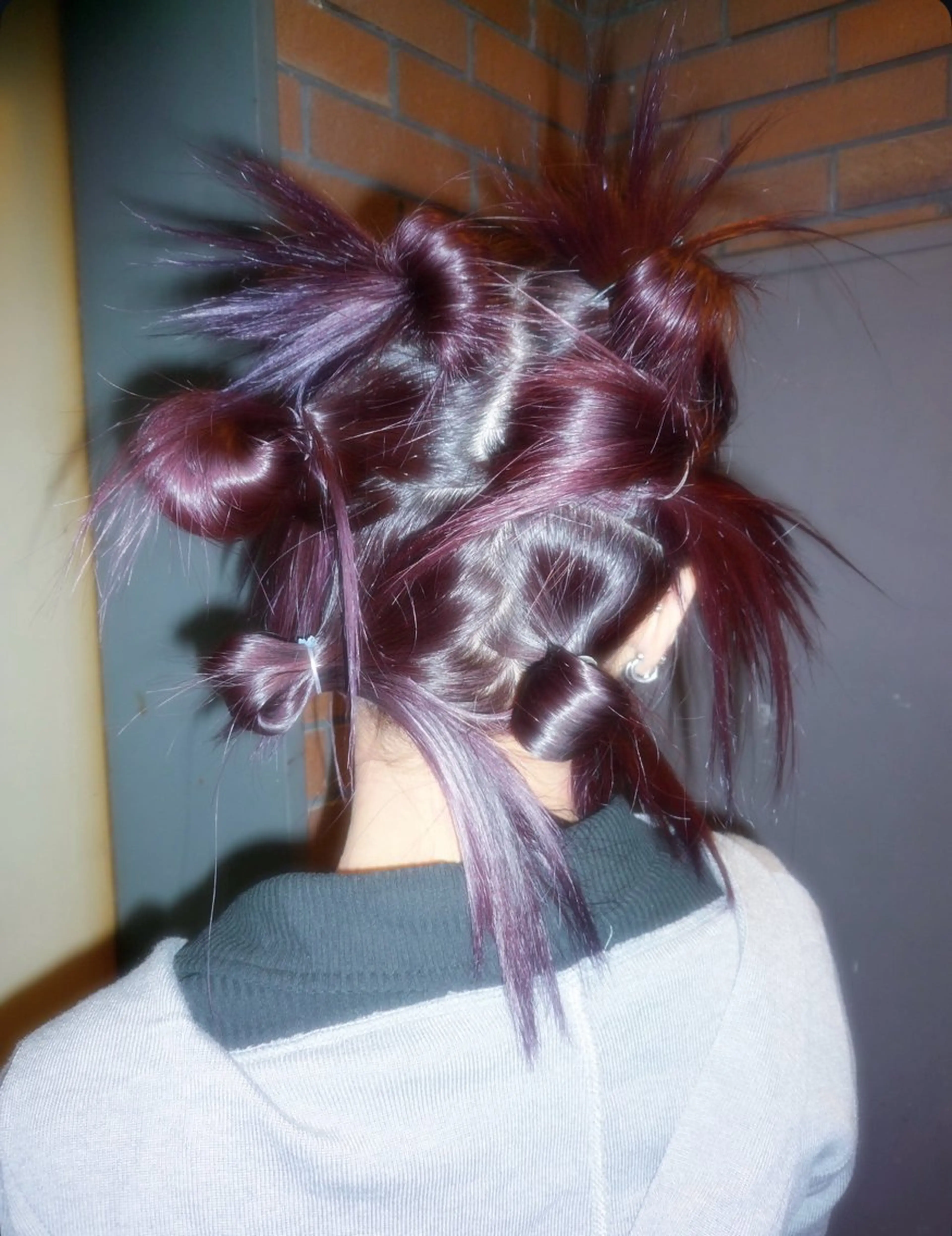 ショート カラー ヘアアレンジ 心斎橋/ハイトーン/ レイヤーカットのヘアスタイル