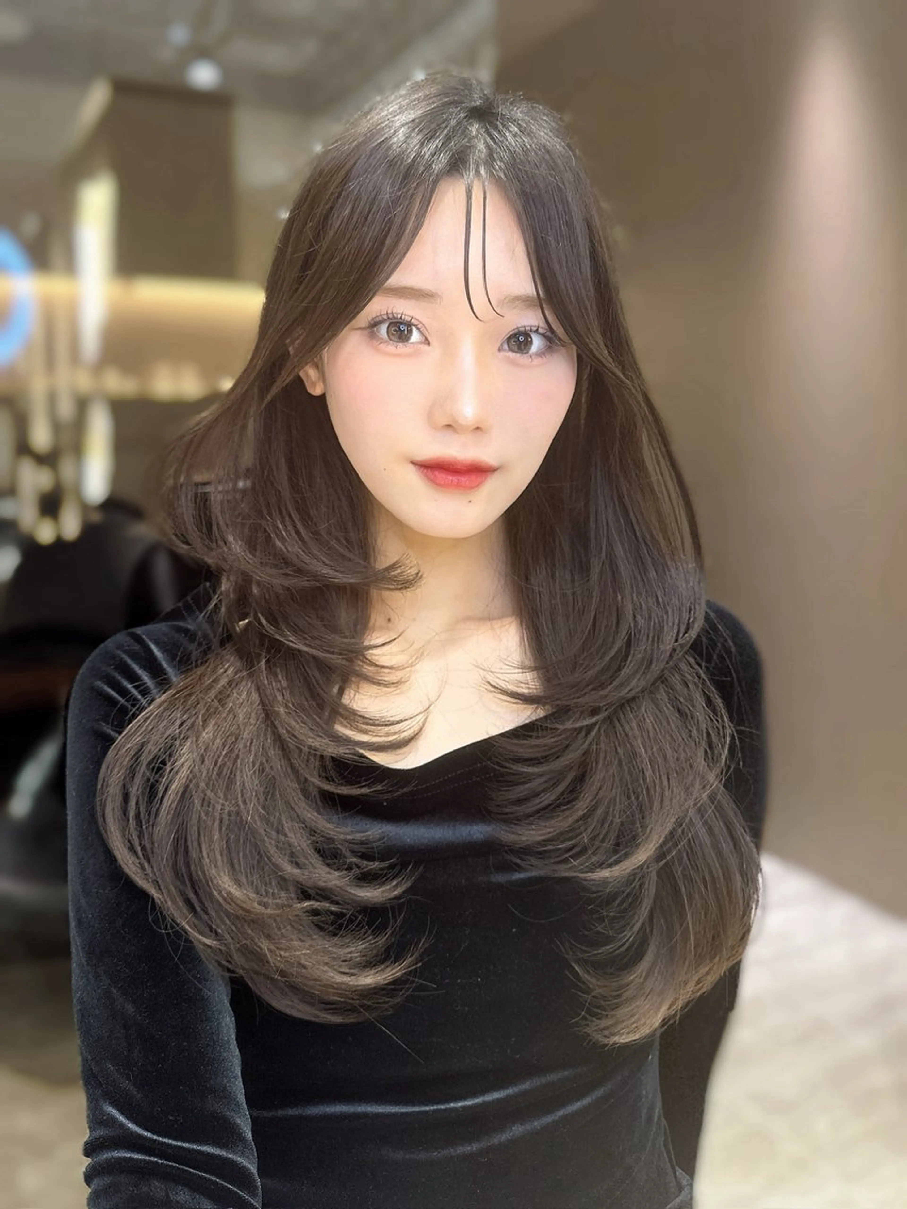 ロング カラー 顔周り/韓国レイヤー /髪質改善/小原幹太のヘアスタイル