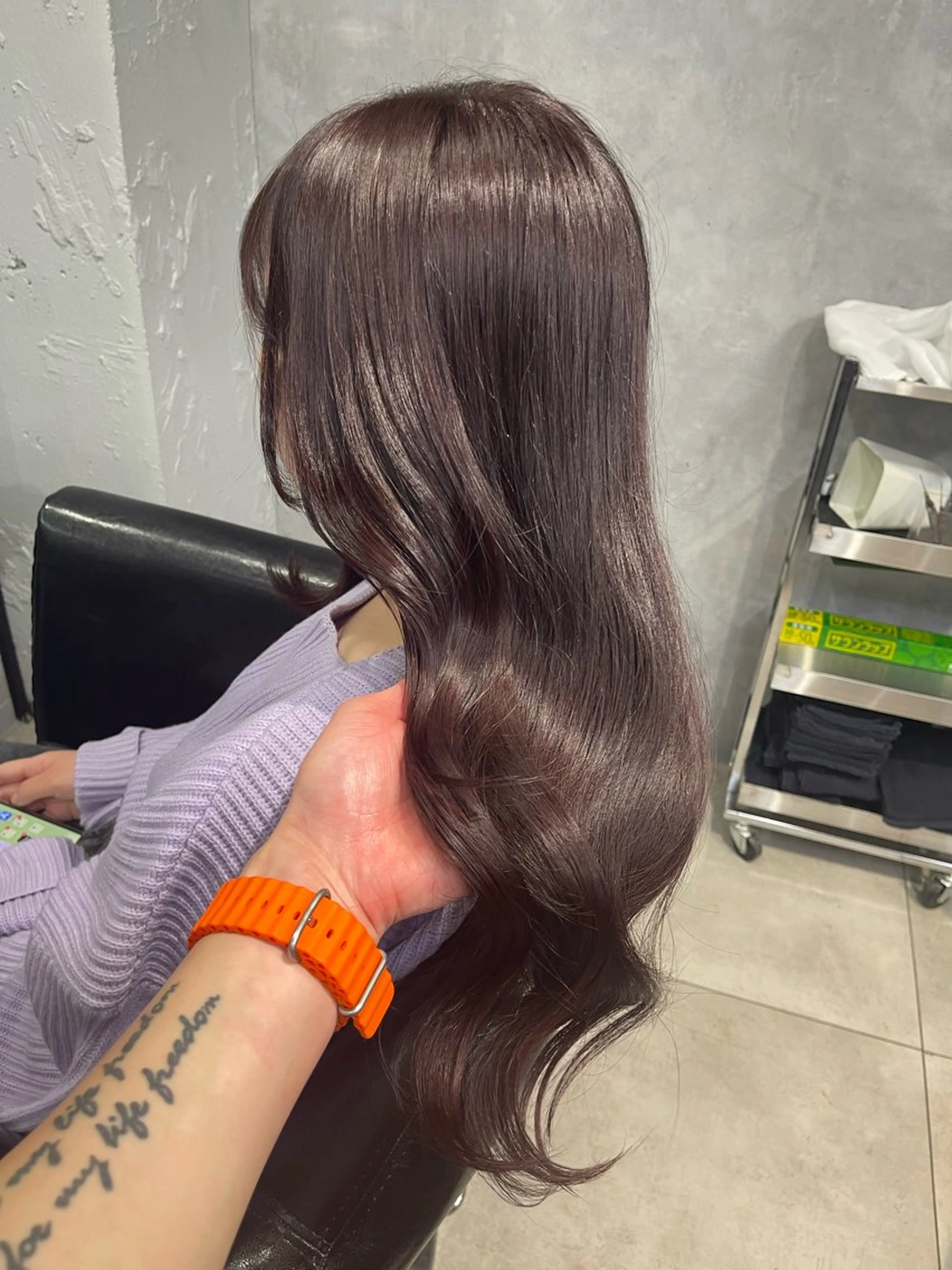 セミロング ヘアカラー トリートメント Fi-Ne原宿/ プルエクステ/そらのヘアスタイル