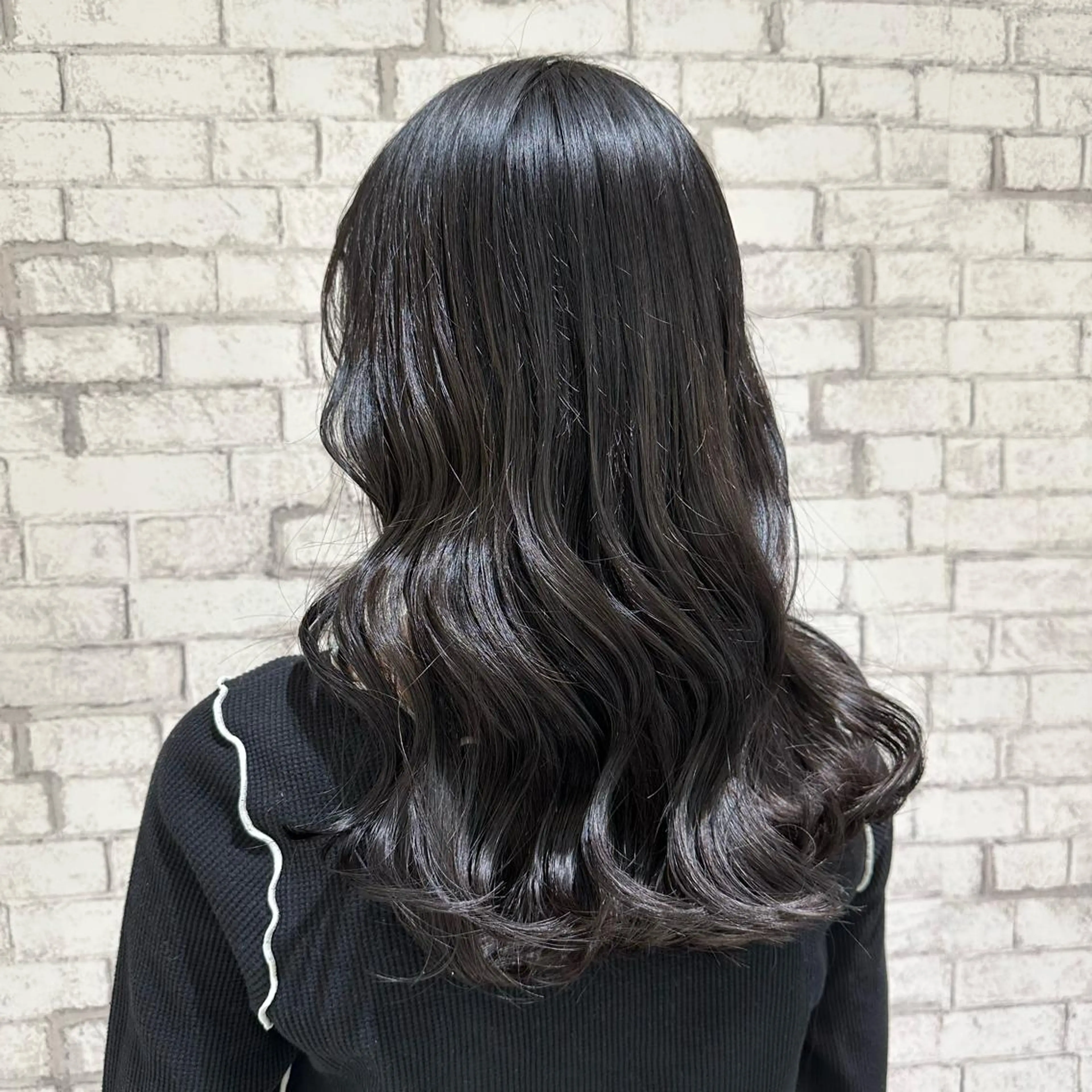 ロング カラー 黒髪 グレーブラック 韓国風ヘア 🌷レイヤーカット/ 透明感カラー🌷増田のヘアスタイル