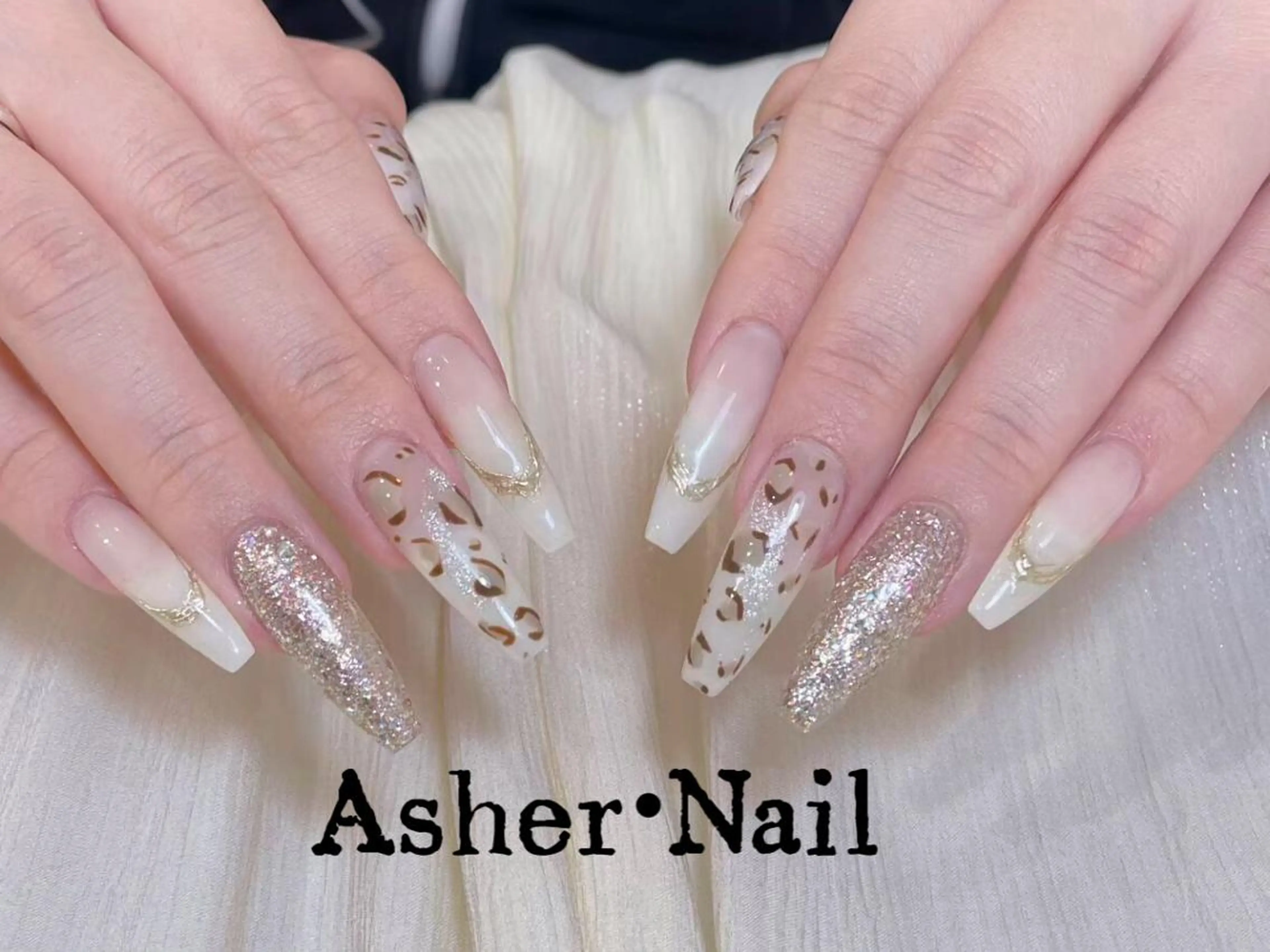 ネイル ハンドネイル ハンドケア Asher-Hana 🎗のネイルデザイン