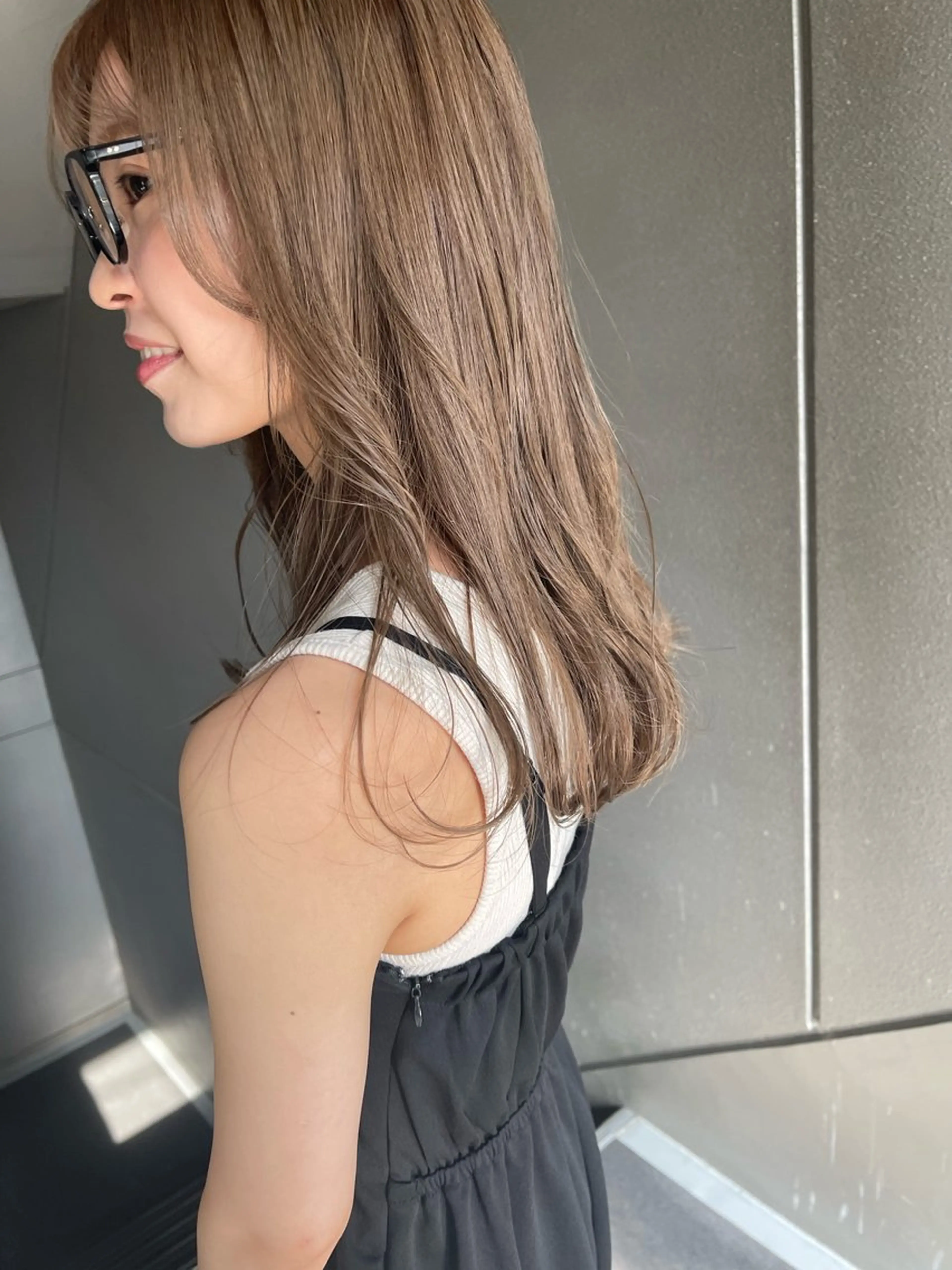 セミロング カラー カット ヘアカラー トリートメント pole/apartment所属・💓パーマ，💗 レイヤーカットのヘアスタイル