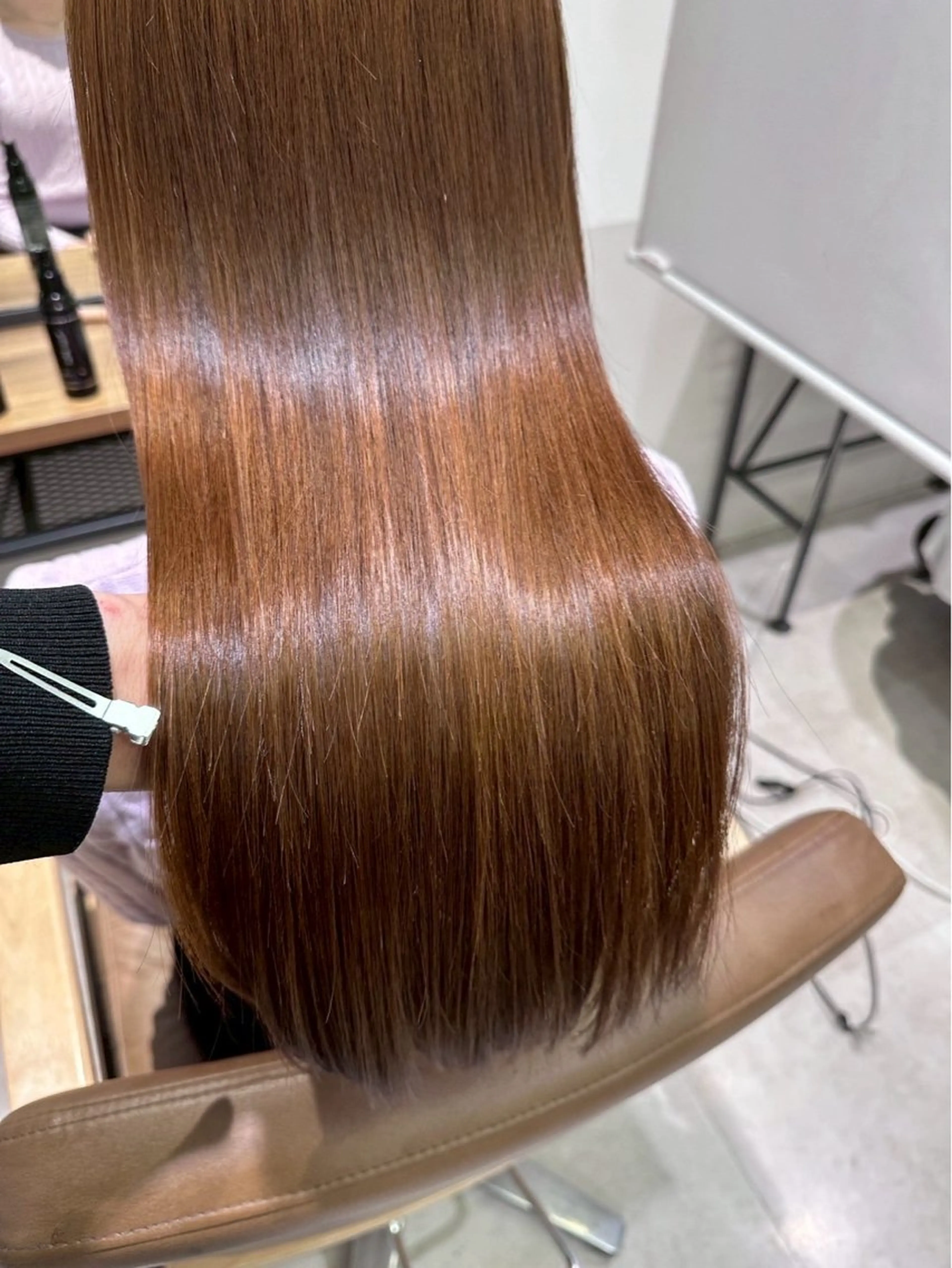 ロング 縮毛矯正 かのん /髪質改善/大阪梅田のヘアスタイル