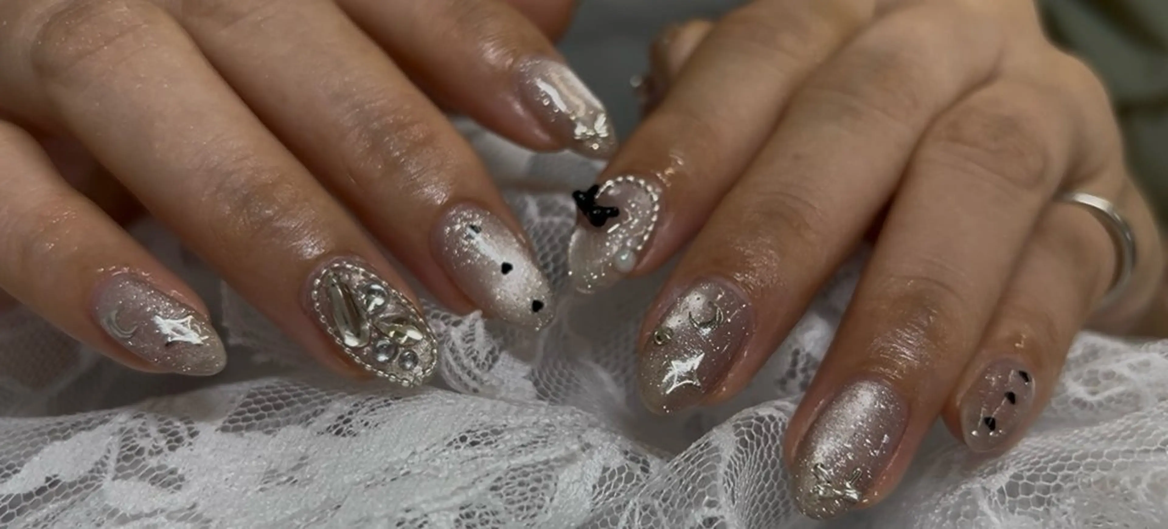 ネイル ハンドネイル AIushe平井店 ななみのネイルデザイン