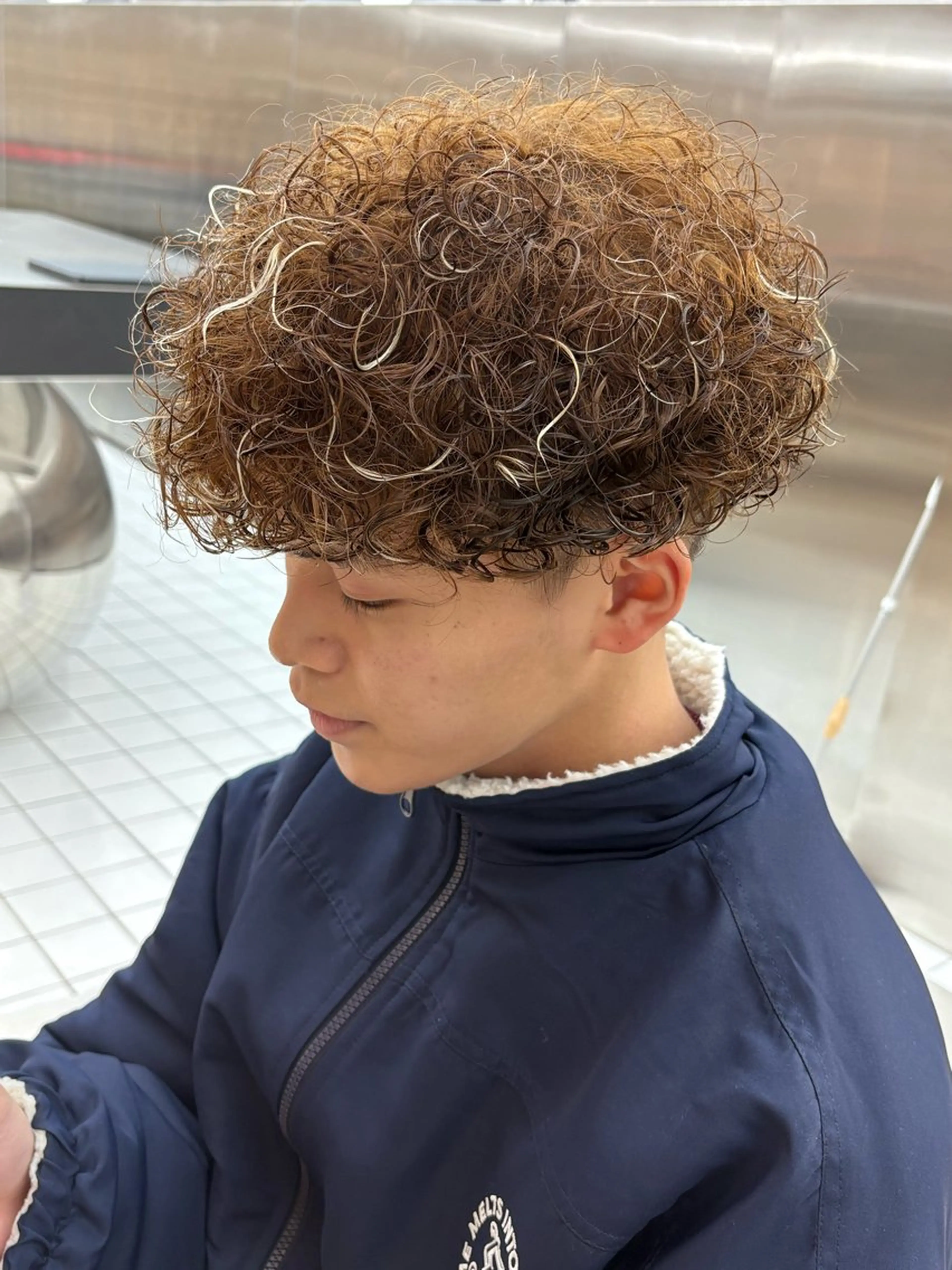 カラー パーマ メンズ カット ヘアカラー パーマ fifth 武正 琉生のヘアスタイル