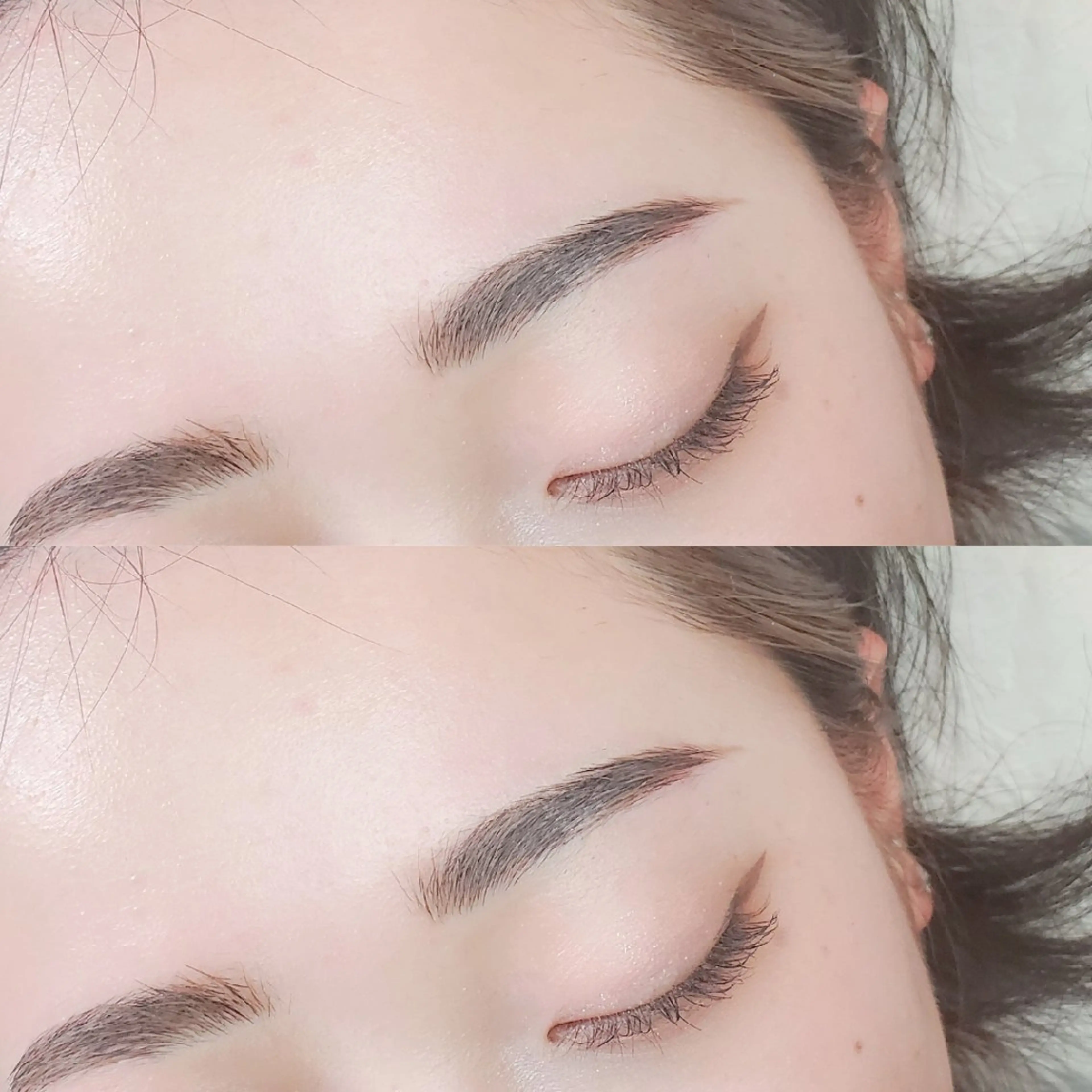 アイブロウ ハリウッドブロウリフト 韓国マツパ*マスカラ パーマ導入店Reoのマツエク・マツパデザイン