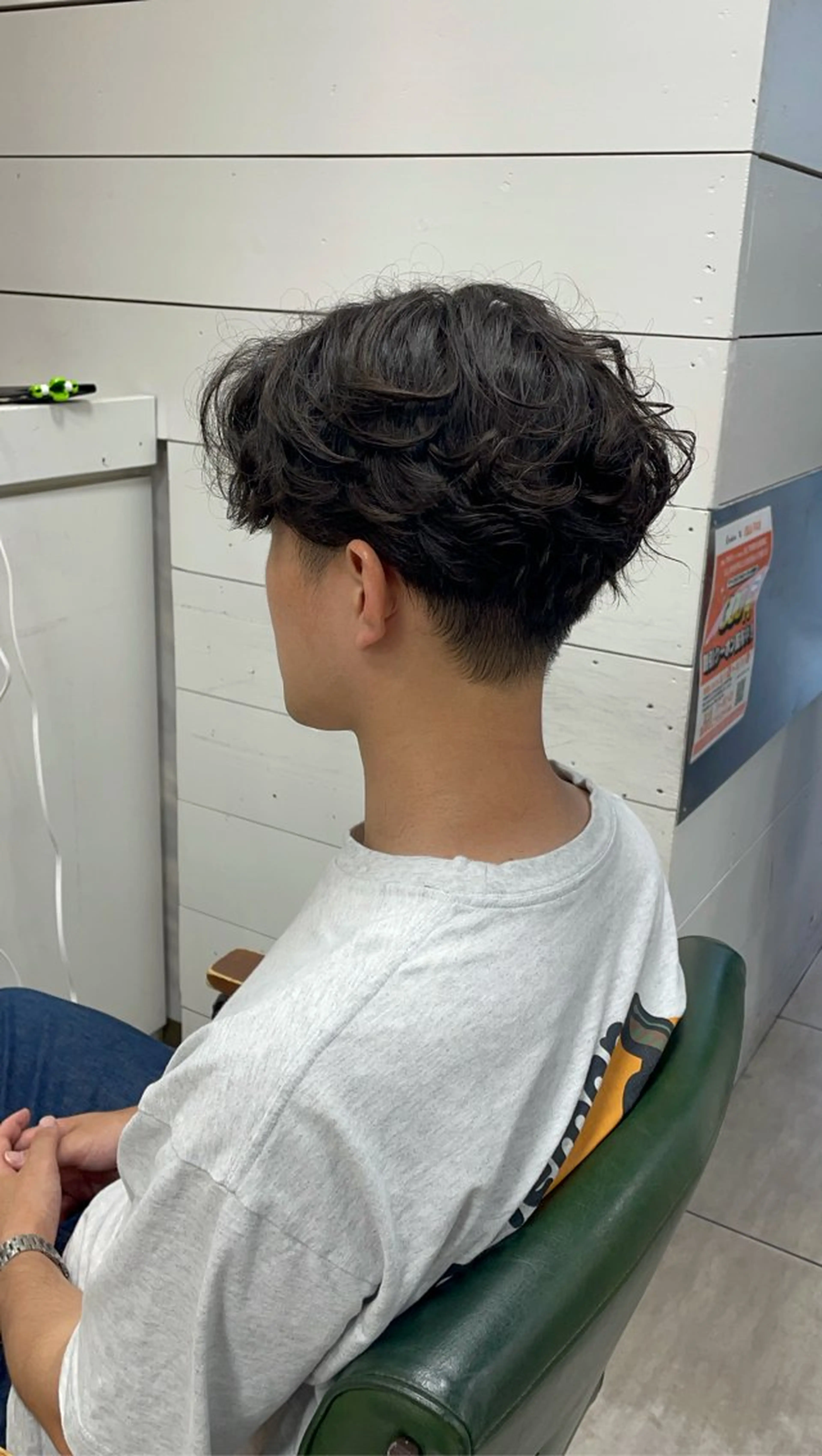 ショート パーマ メンズ パーマ 似合わせ/前髪カット /店長   村上直也のヘアスタイル