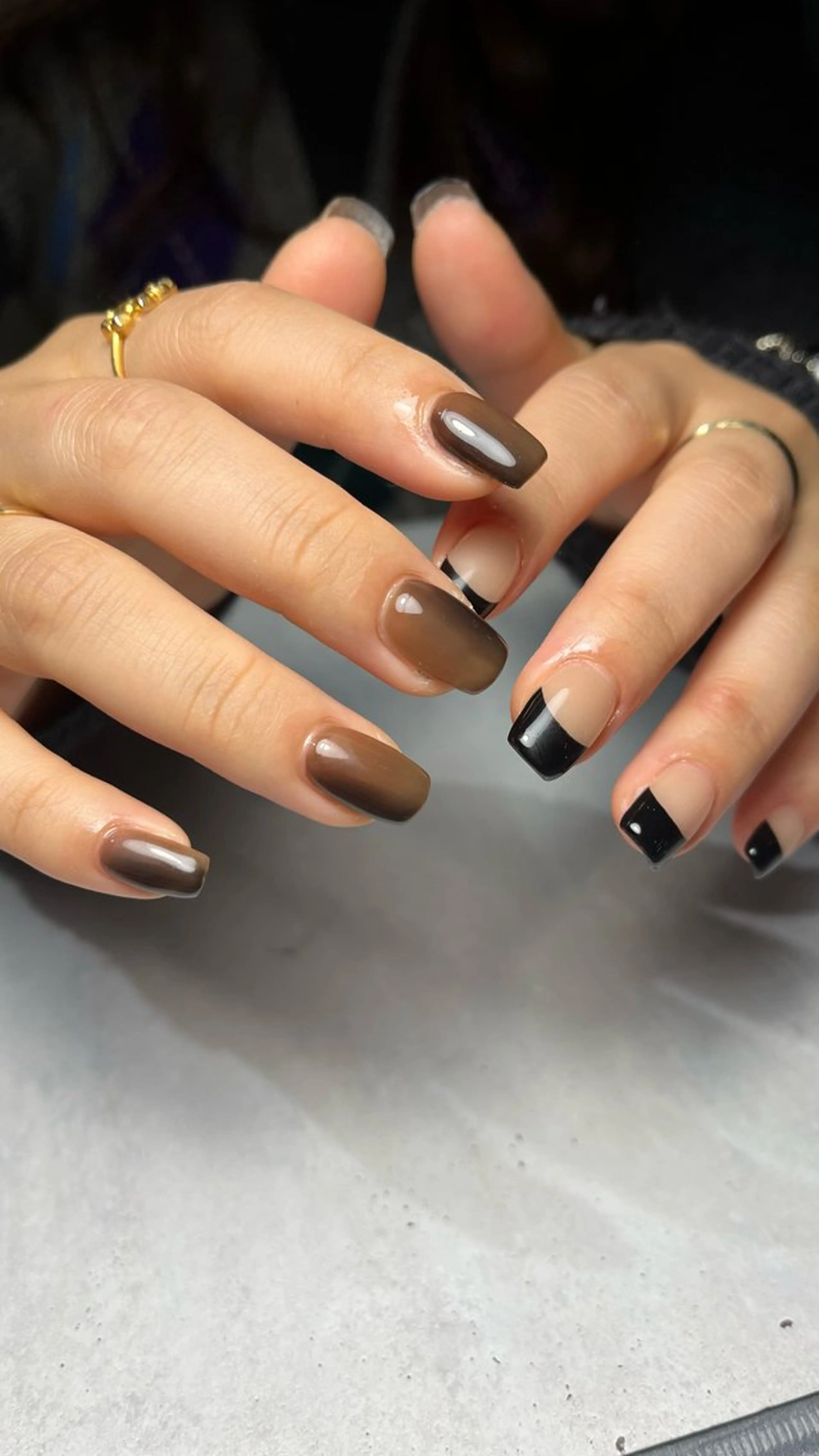 ネイル 🤎Two ERI🤎のネイルデザイン